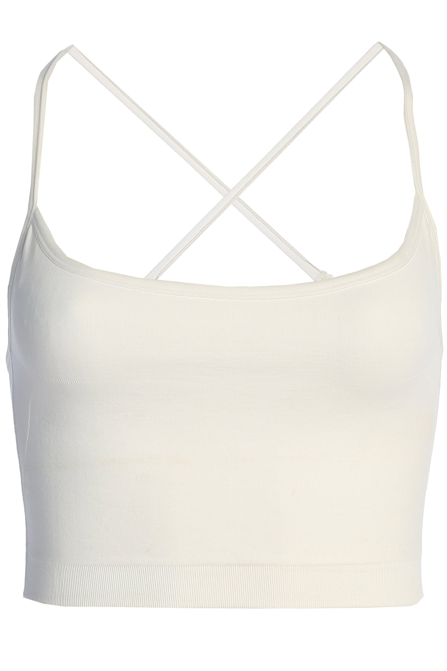 White Active Crop Top NEWFASHIONEDGE