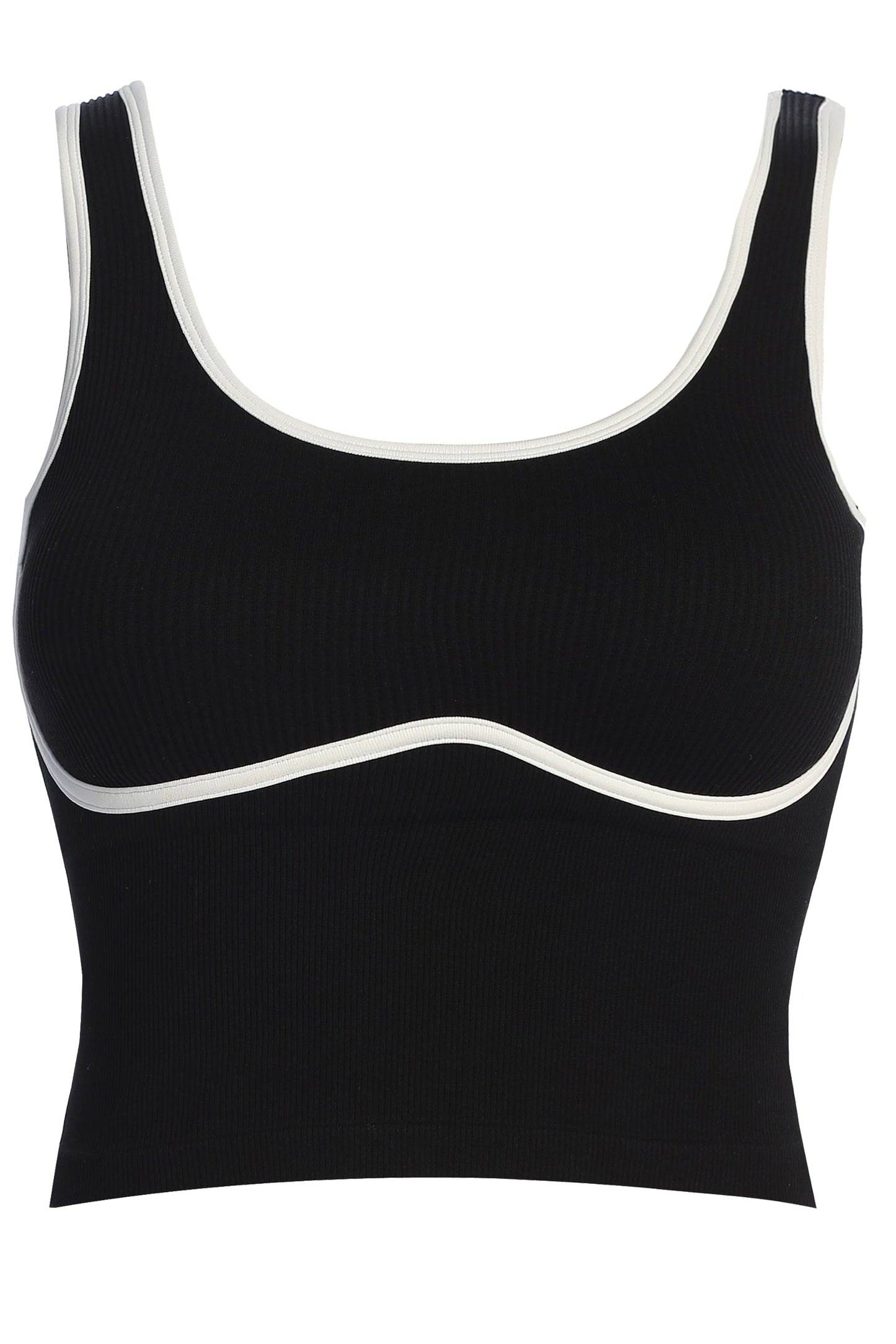 Black/White Limitless Performance Top JLUXLABEL