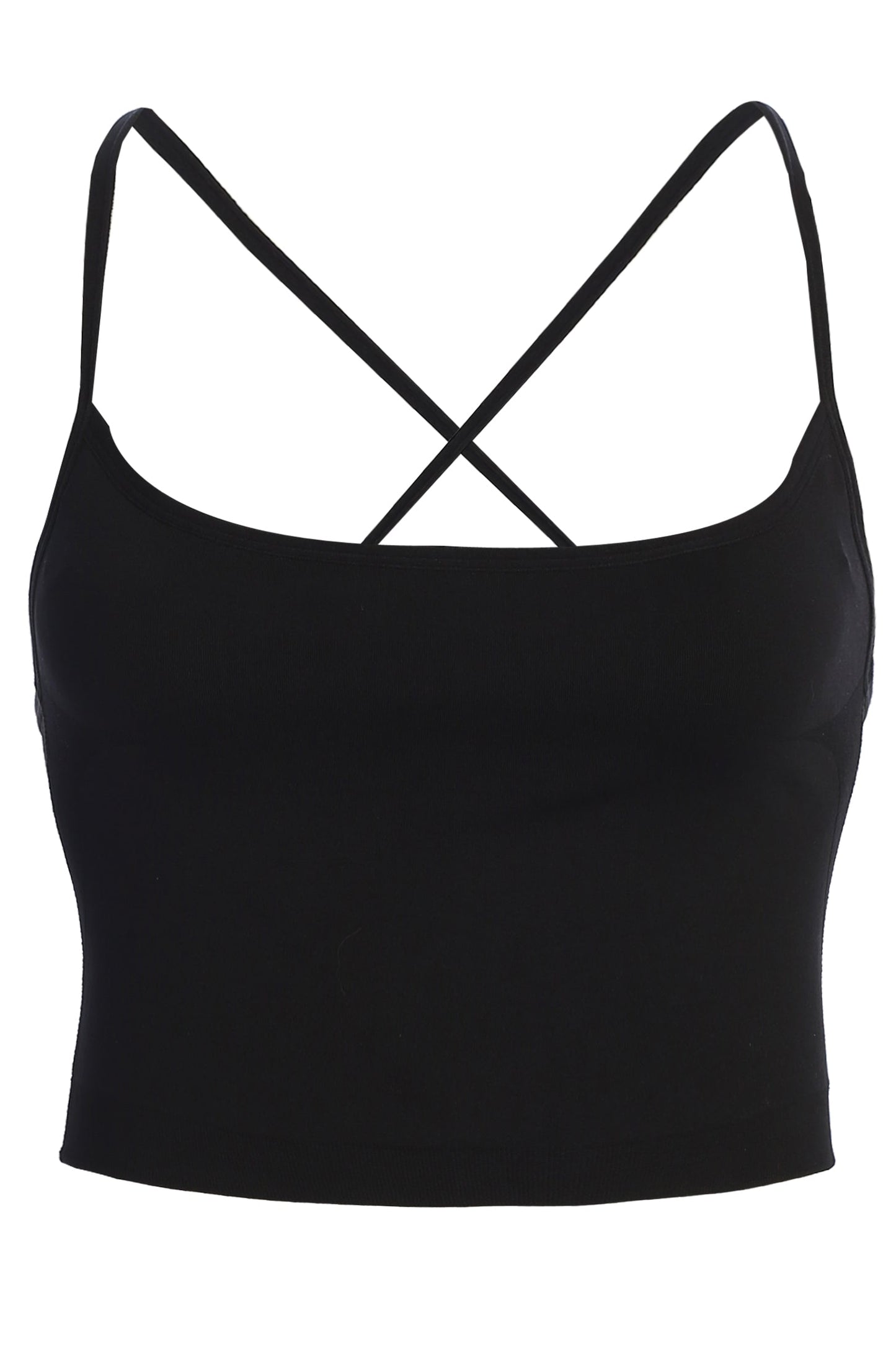 Black Active Crop Top NEWFASHIONEDGE