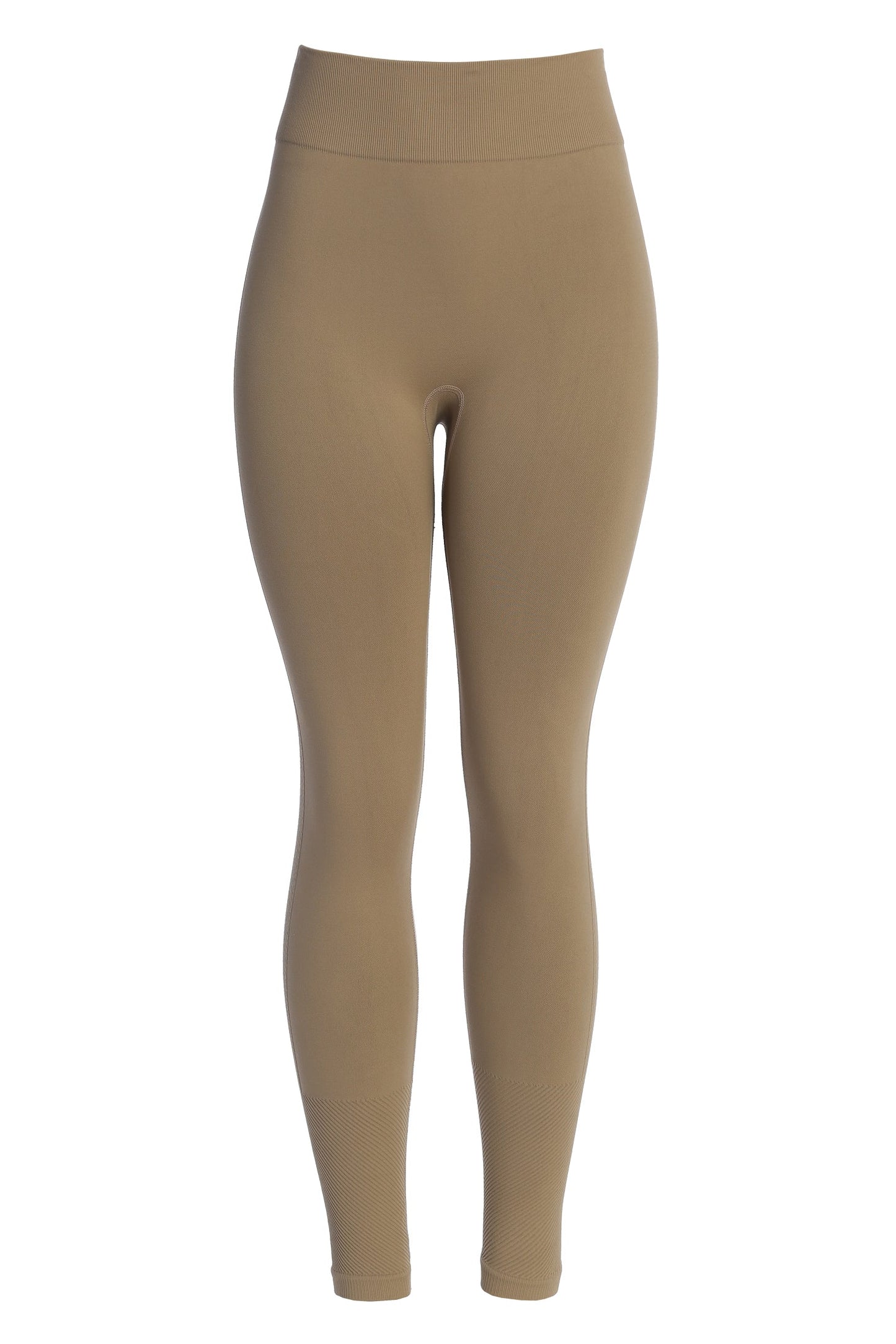 Beige Balance High Rise Leggings JLUXLABEL
