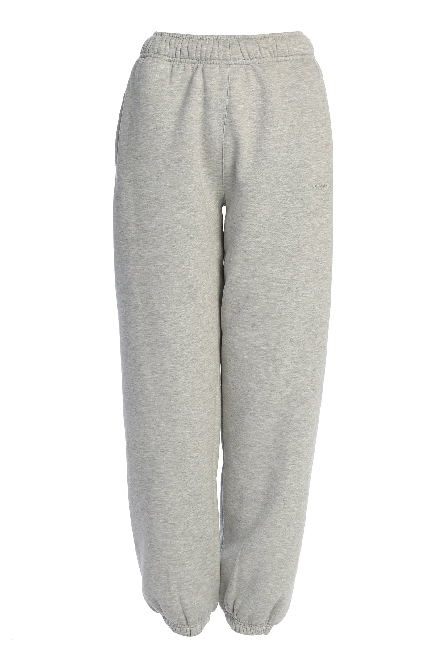 Heather Grey JLUXLABEL Logo Sweatpants JLUXLABEL