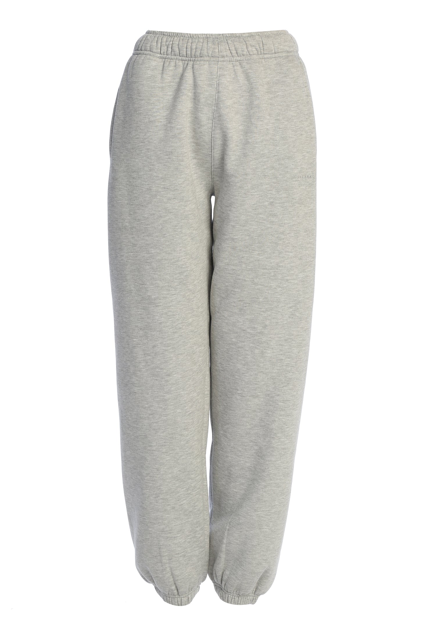 Heather Grey JLUXLABEL Logo Sweatpants JLUXLABEL