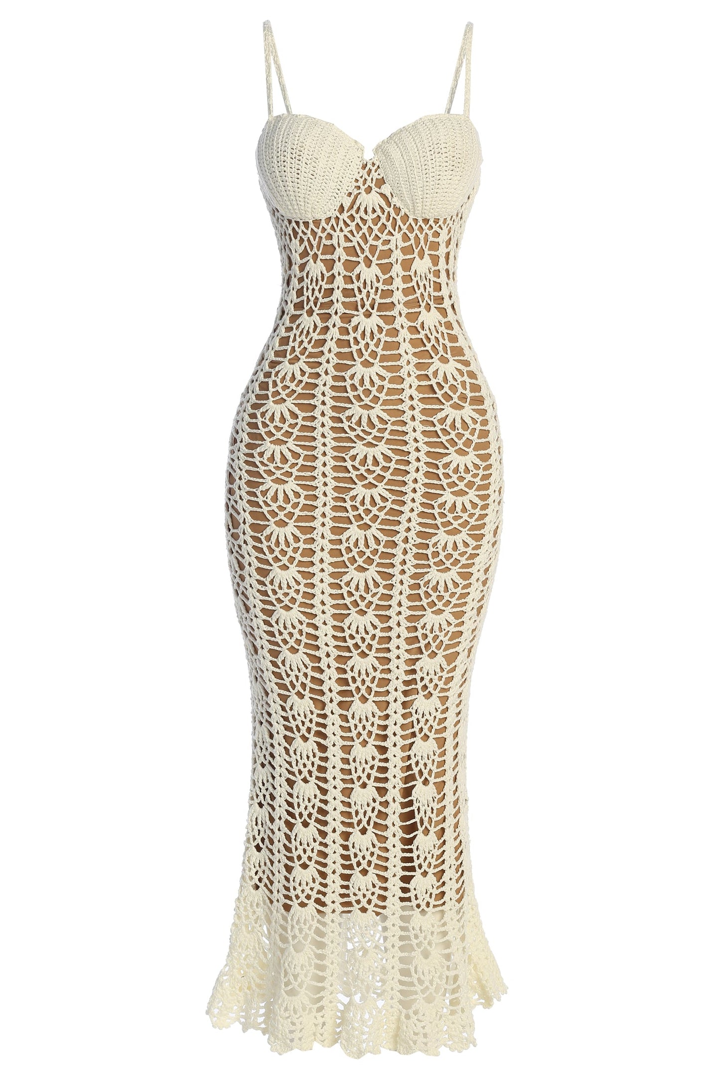 Ivory Odyssey Maxi Dress JLUXLABEL