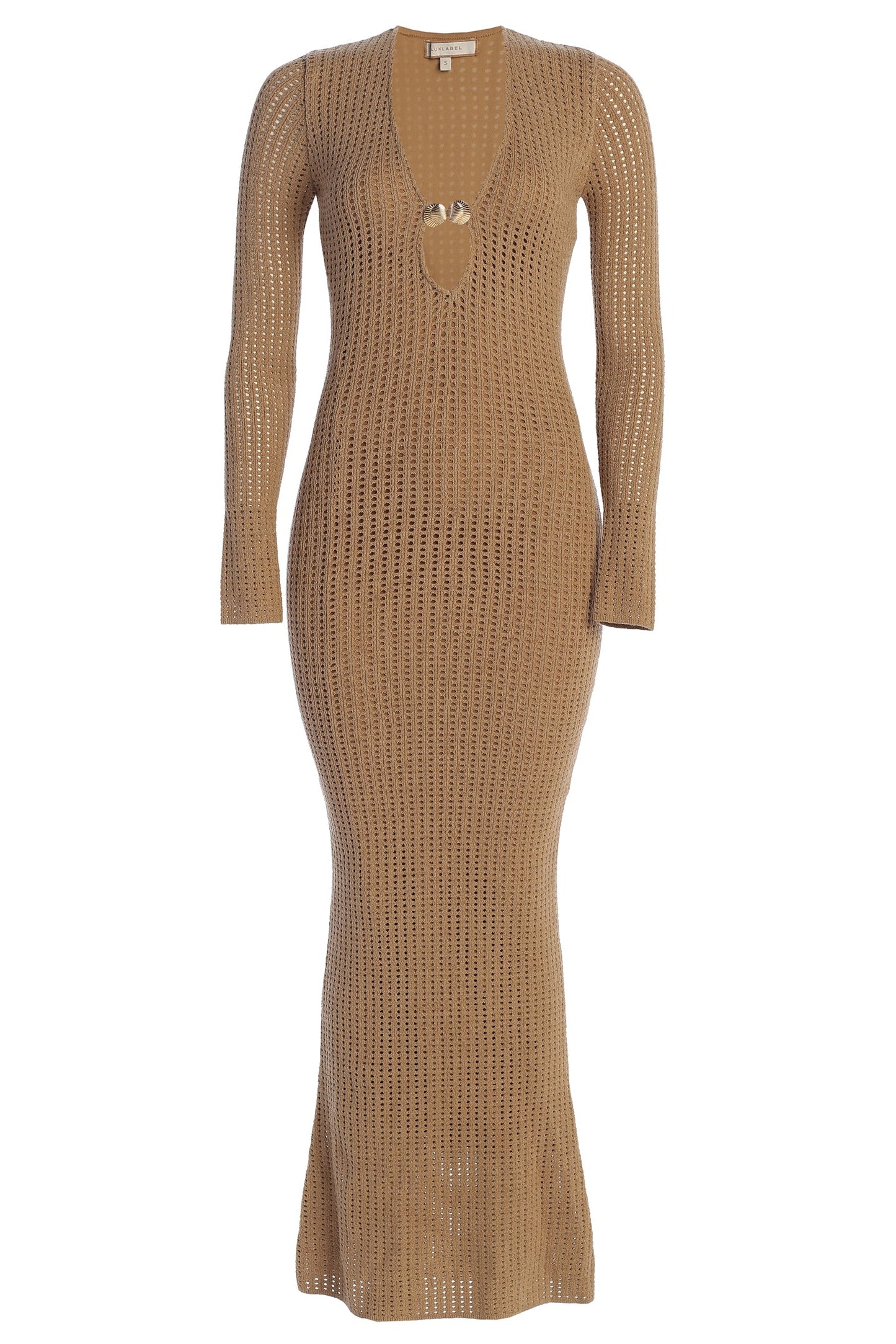 Sand Sol Sweater Knit Dress JLUXLABEL