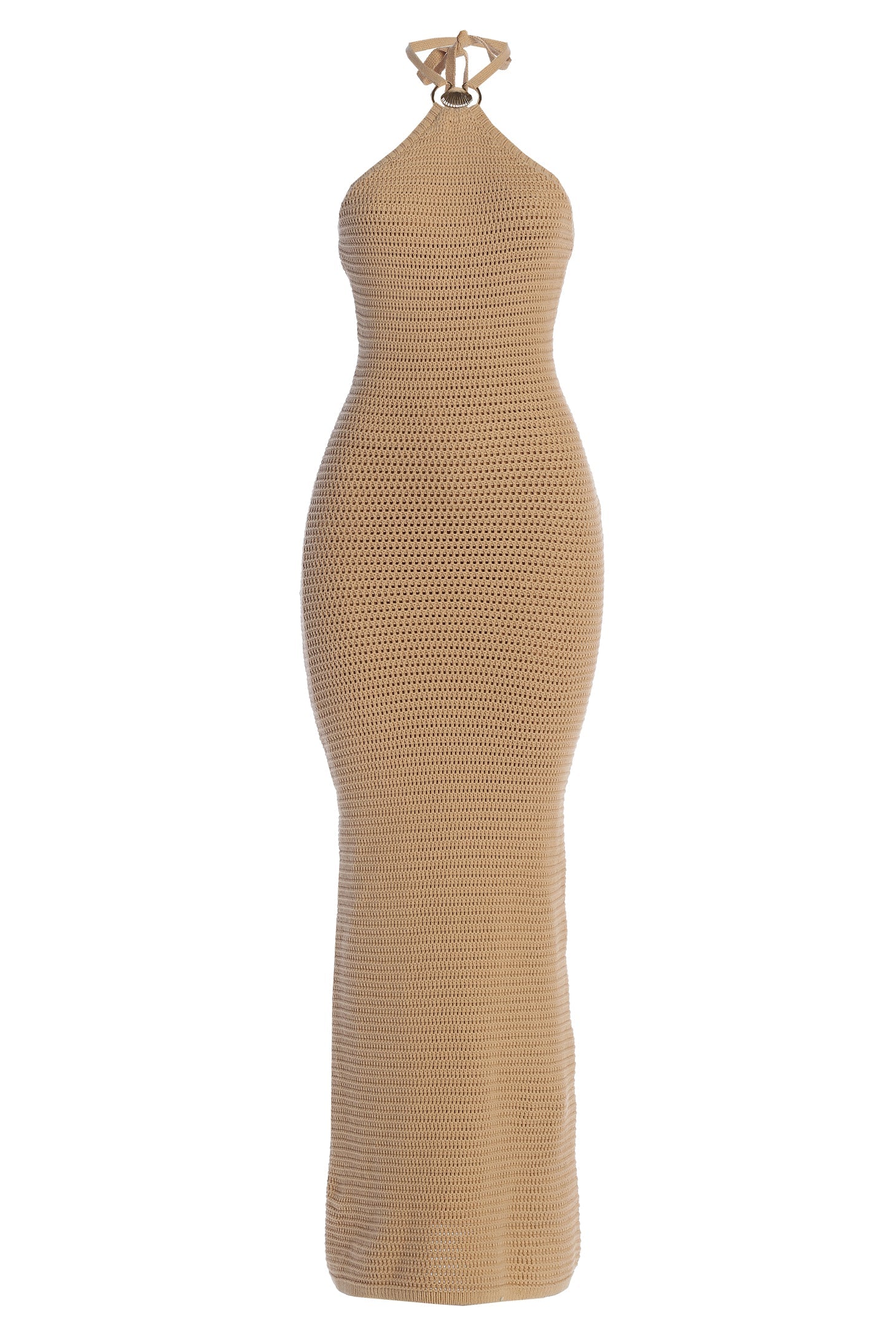 Sand Overseas Halter Maxi Dress JLUXLABEL