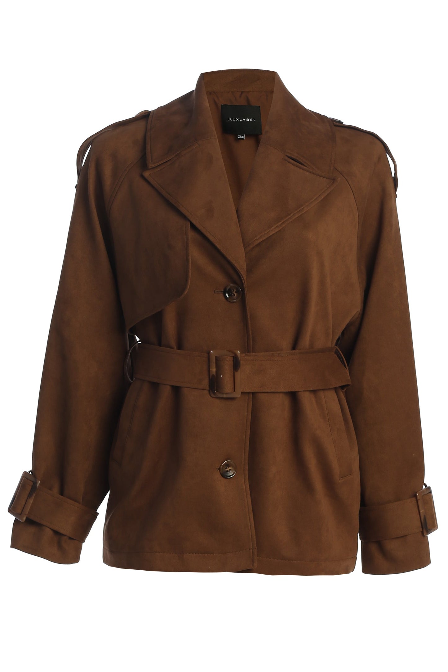 Chocolate Nightfall Suede Jacket JLUXLABEL
