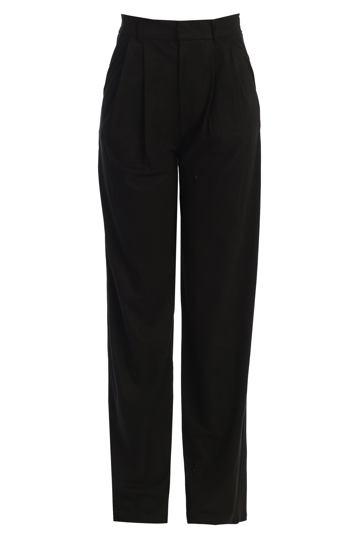 Black Classic High Rise Trousers JLUXLABEL