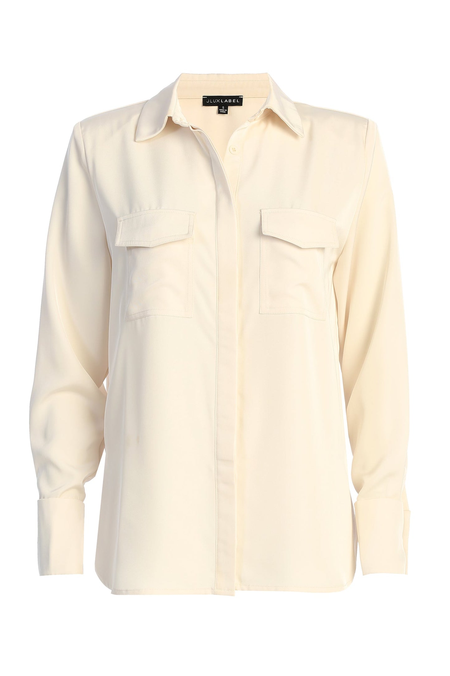 Buttercream Misty Button Up JLUXLABEL
