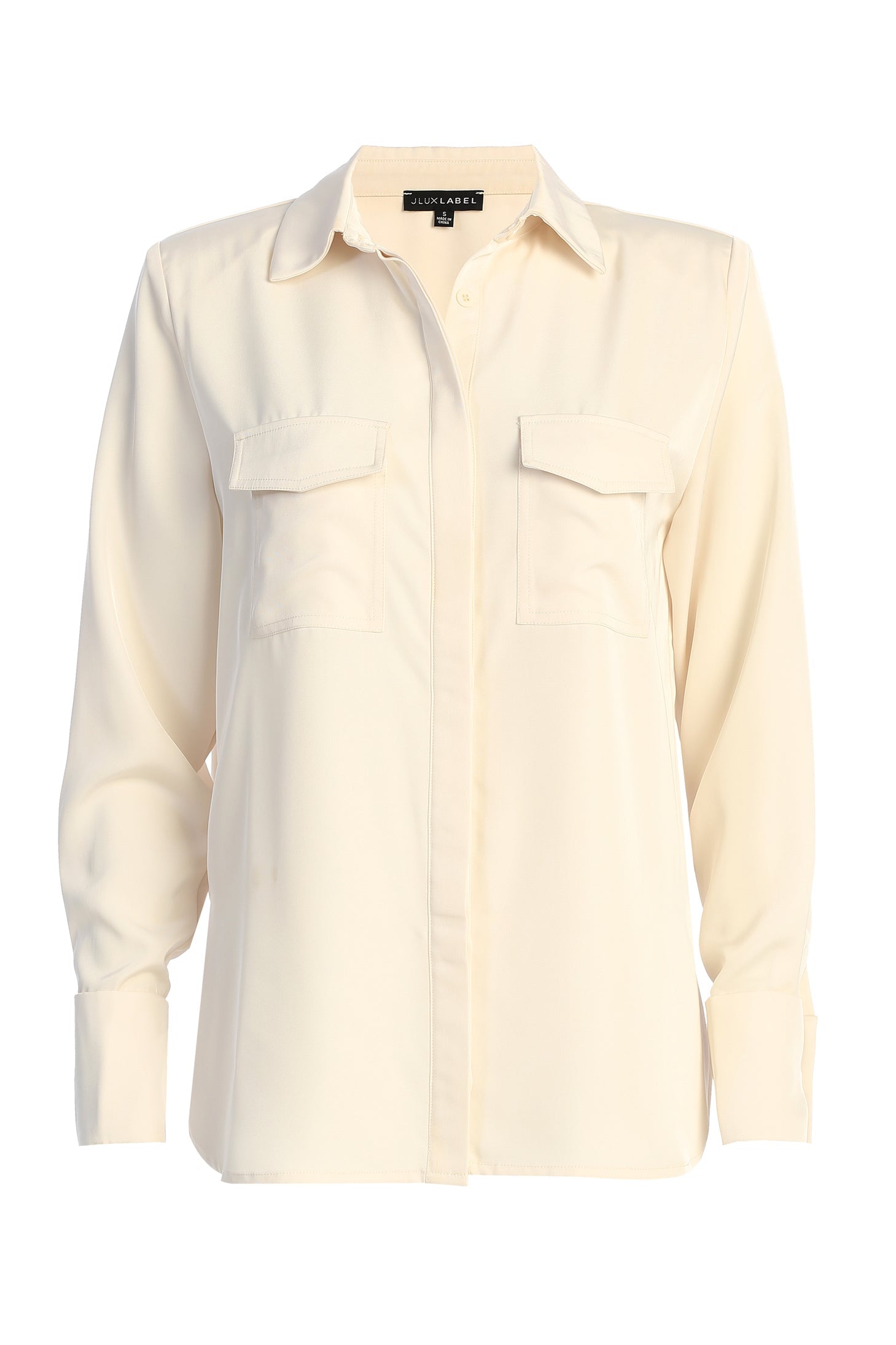 Buttercream Misty Button Up JLUXLABEL