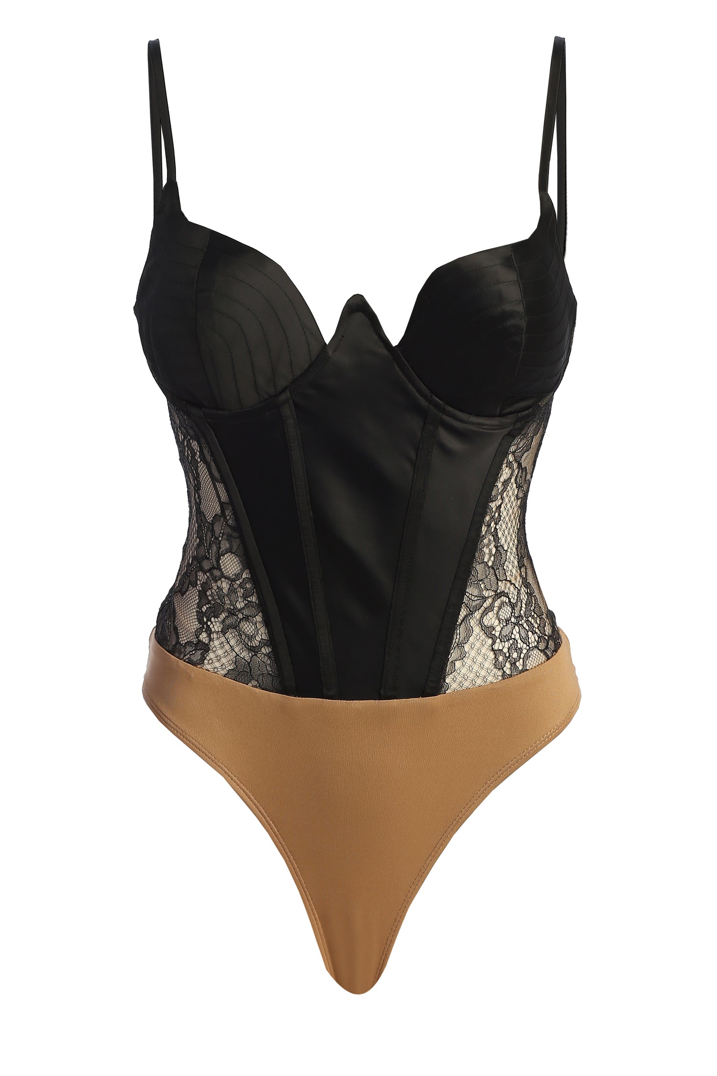 Black Incomparable Lace Bodysuit JLUXLABEL