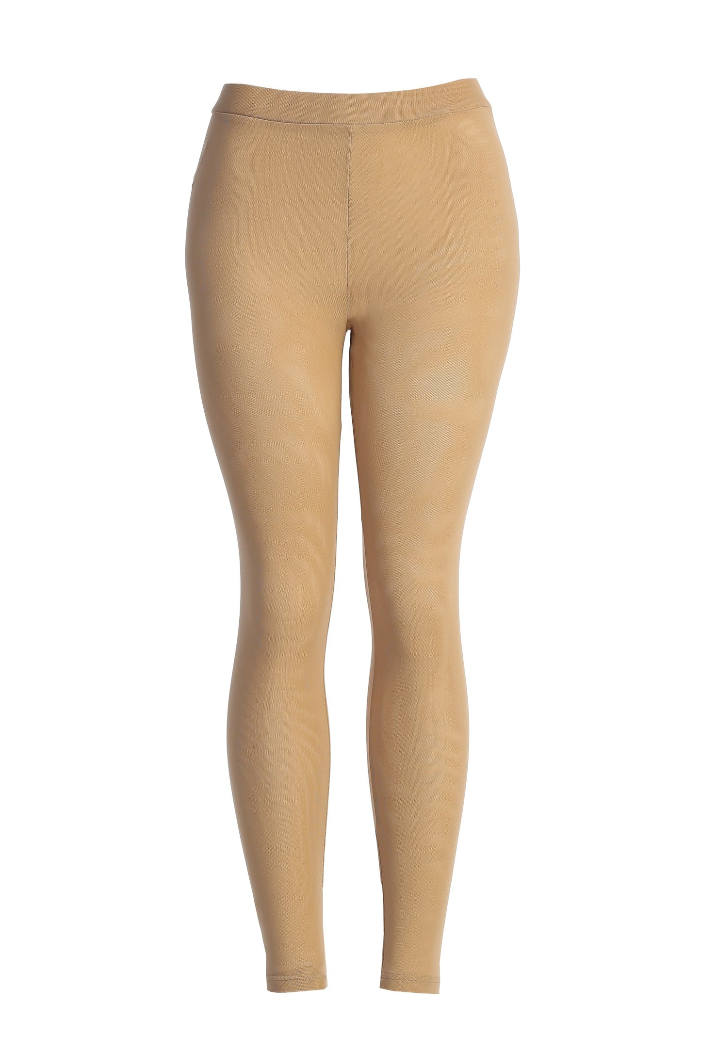 Beige Nina Mesh Pants JLUXLABEL