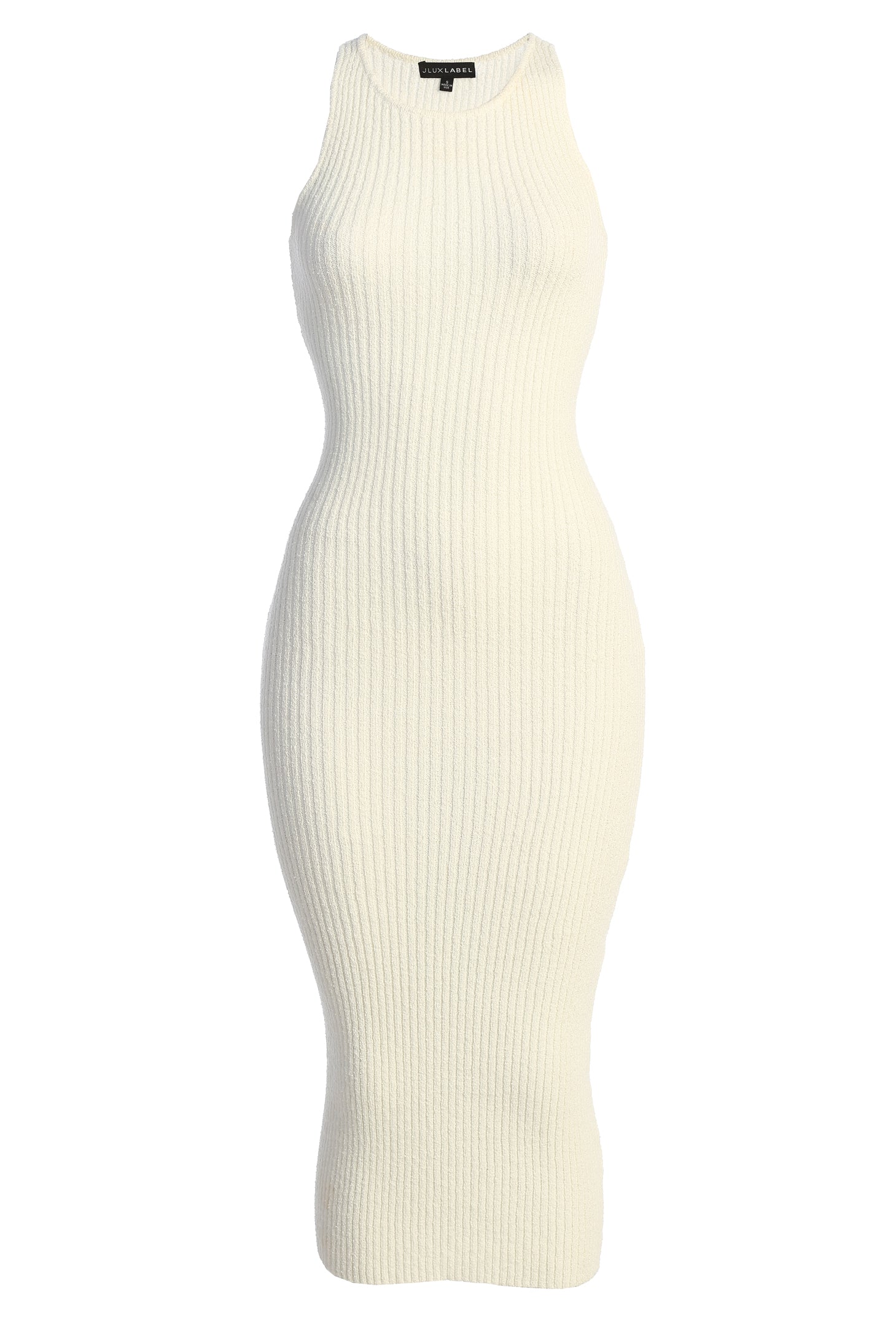 Ivory Day To Night Midi Dress JLUXLABEL