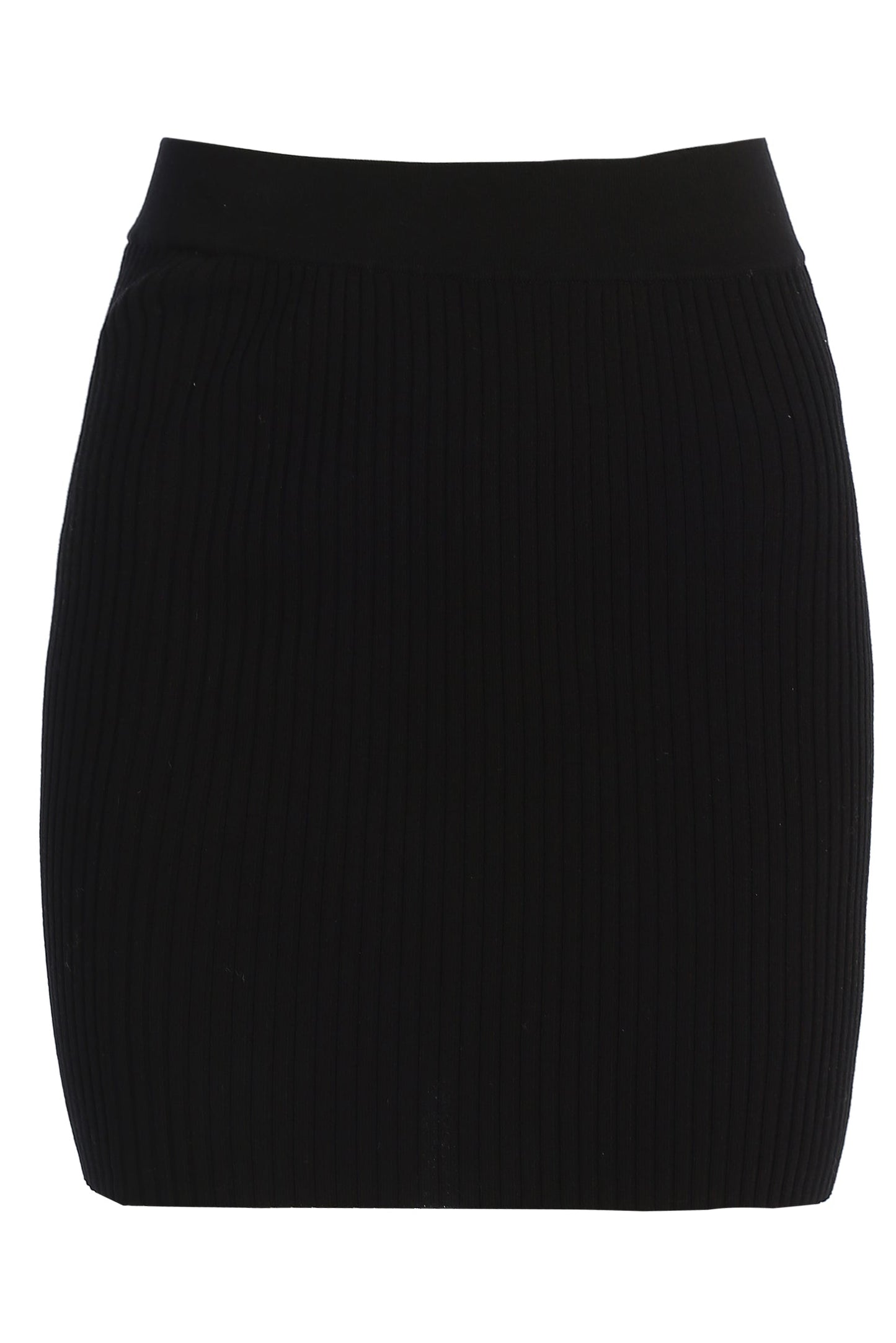 Black Jessy Ribbed Skirt Set JLUXLABEL