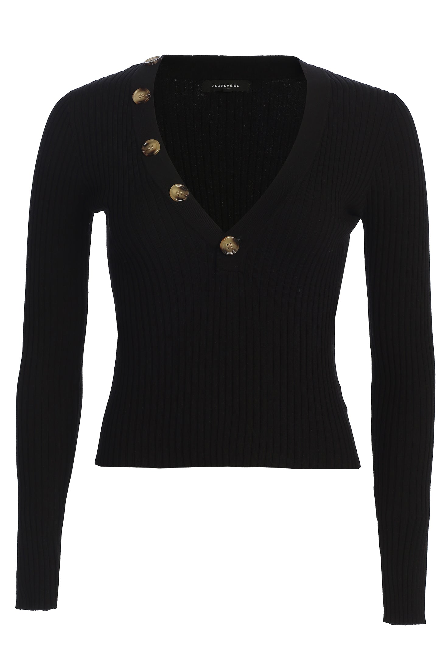 Black Jessy Ribbed Skirt Set JLUXLABEL