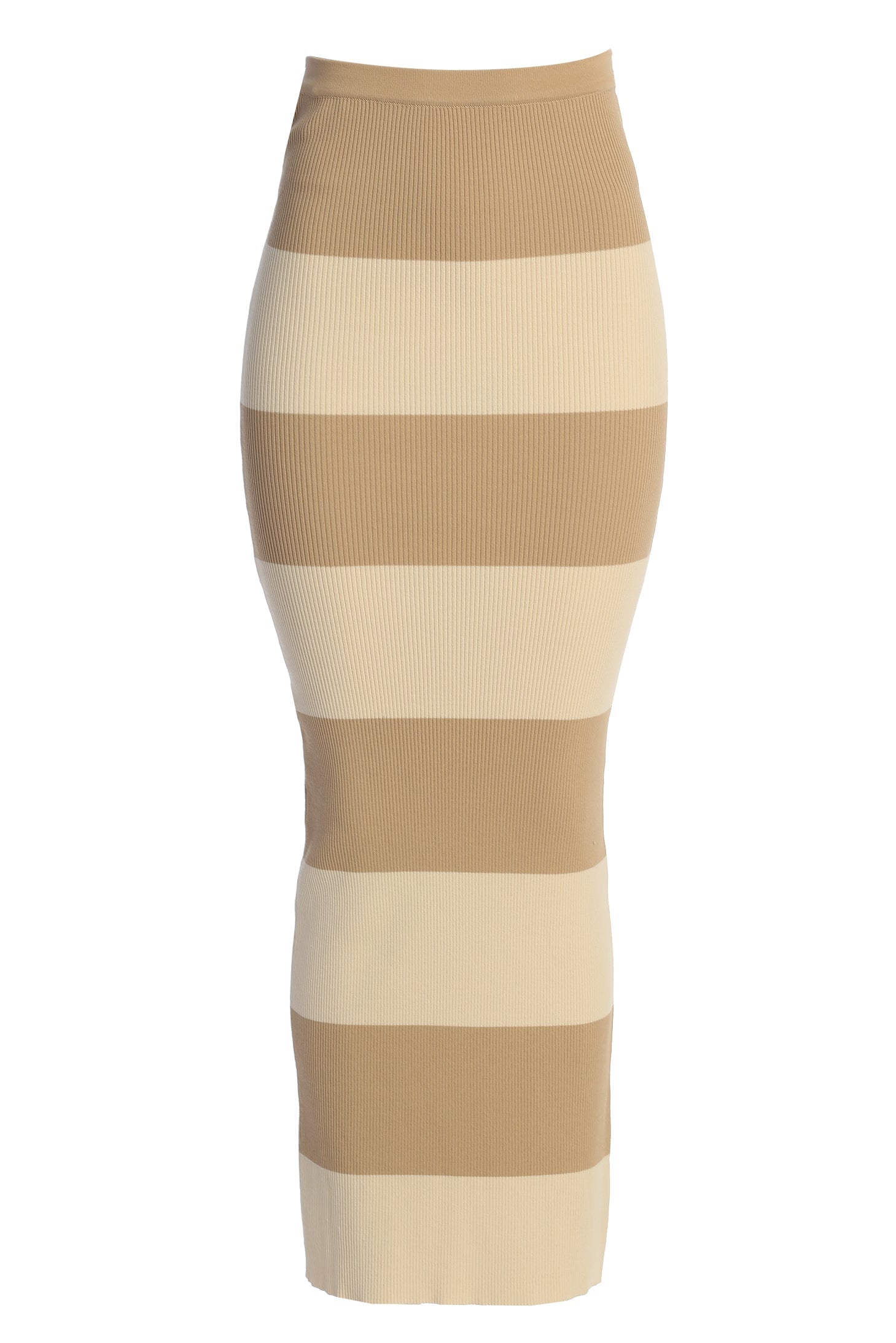 Ivory/Beige Jaide Maxi Knit Skirt JLUXLABEL