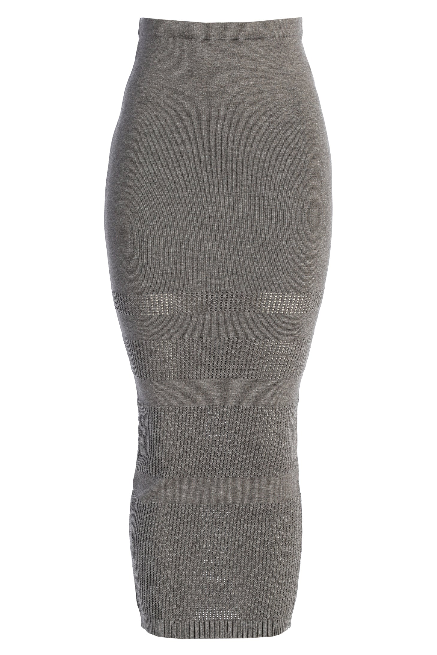 Grey Lina Knit Maxi Skirt JLUXLABEL