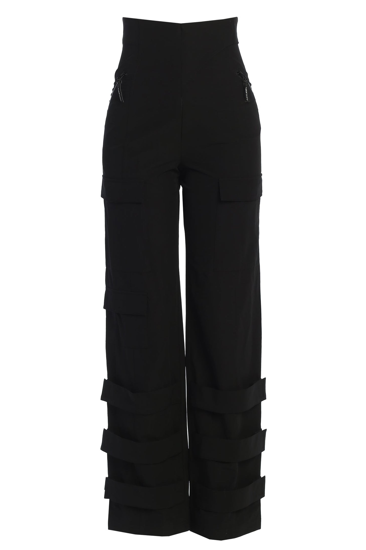 Black Nyah Nylon Utility Pants JLUXLABEL