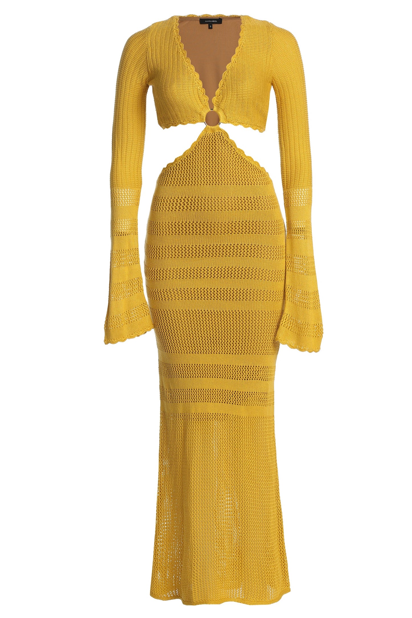 Yellow Blossom Haven Maxi Dress JLUXLABEL