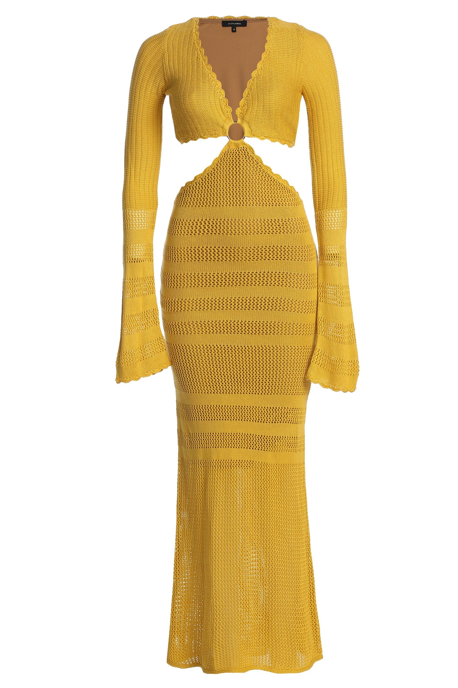 Yellow Blossom Haven Maxi Dress JLUXLABEL