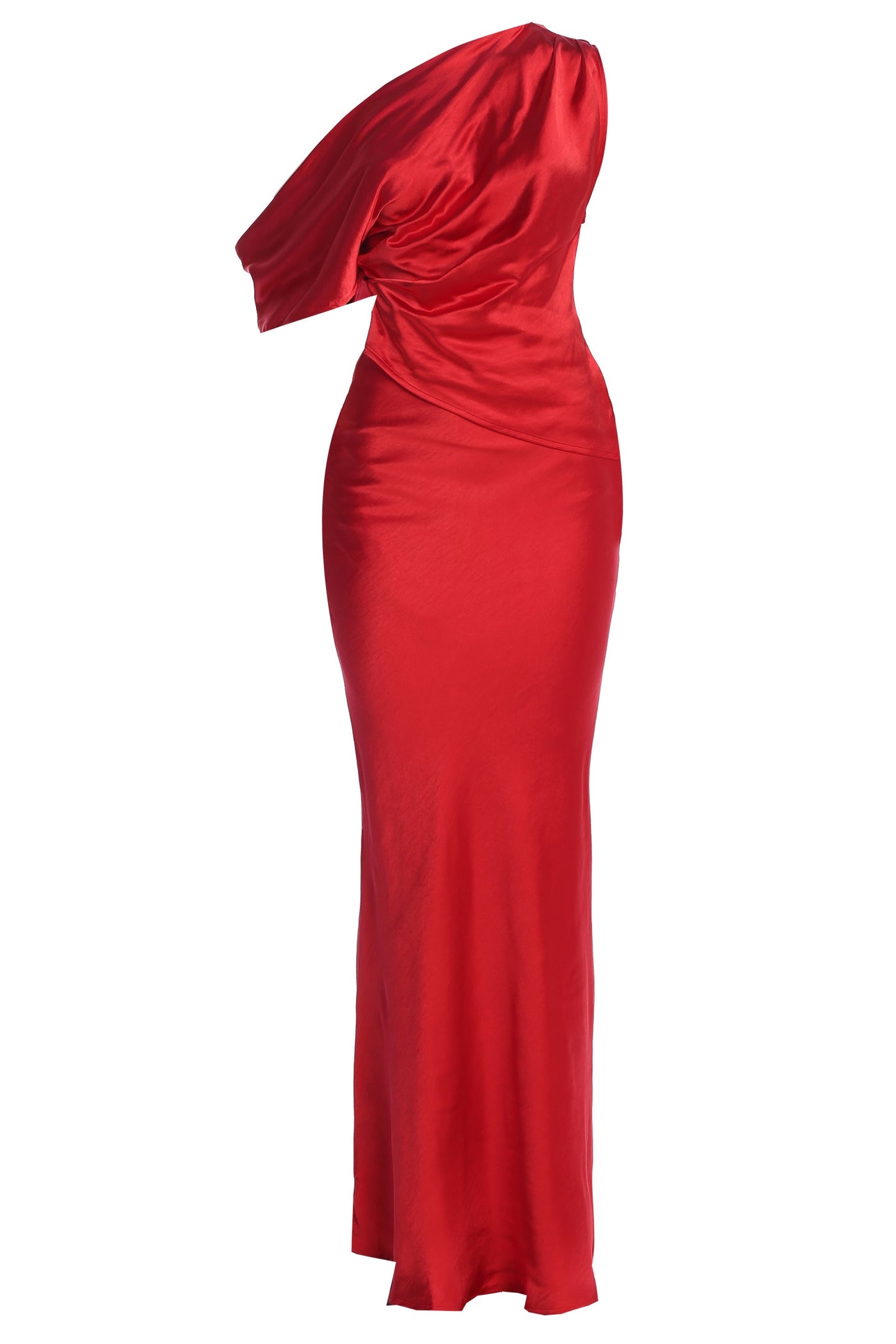 Red Rosi Asymmetrical Top JLUXLABEL