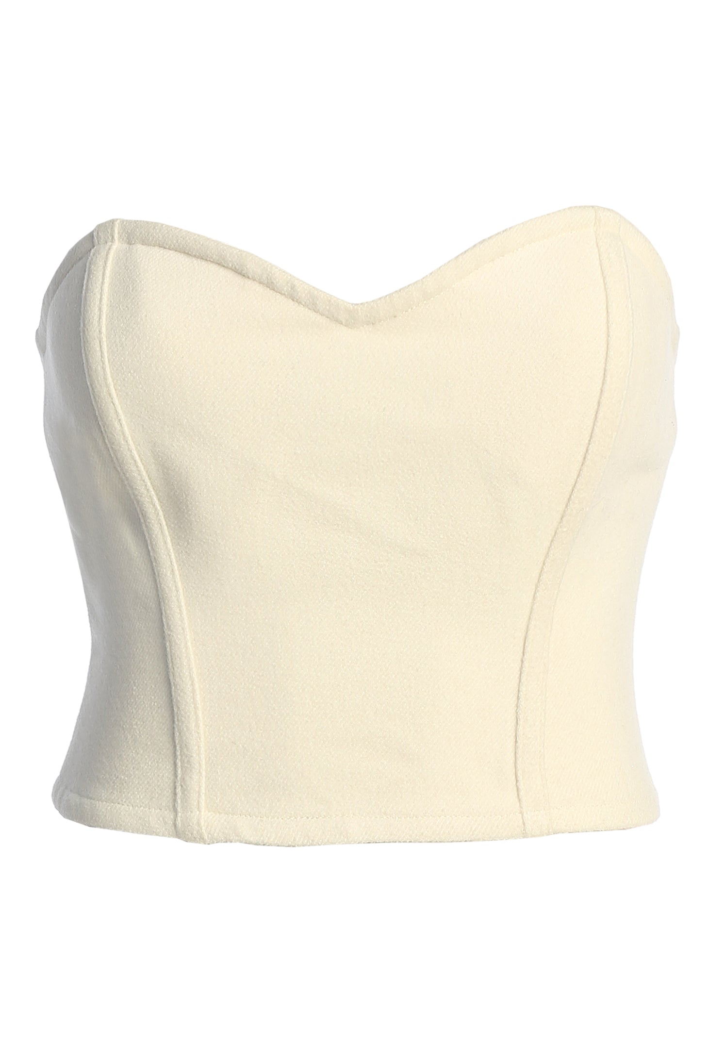 Ivory ALL YOU NEED WOVEN CORSET JLUXLABEL