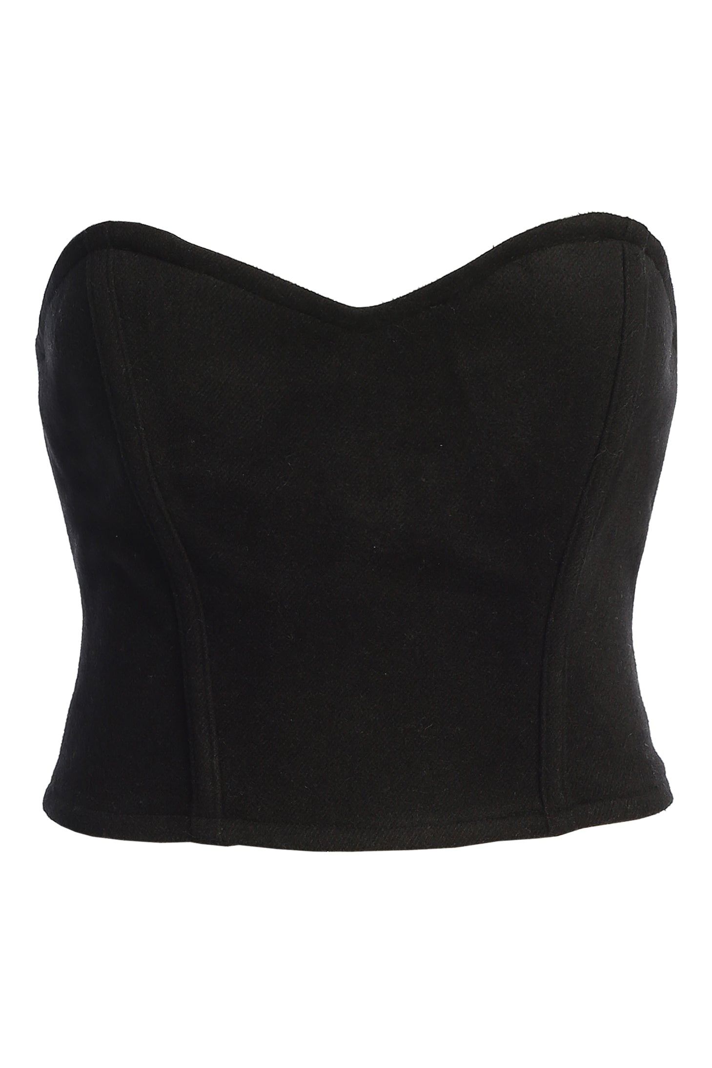Black ALL YOU NEED WOVEN CORSET JLUXLABEL