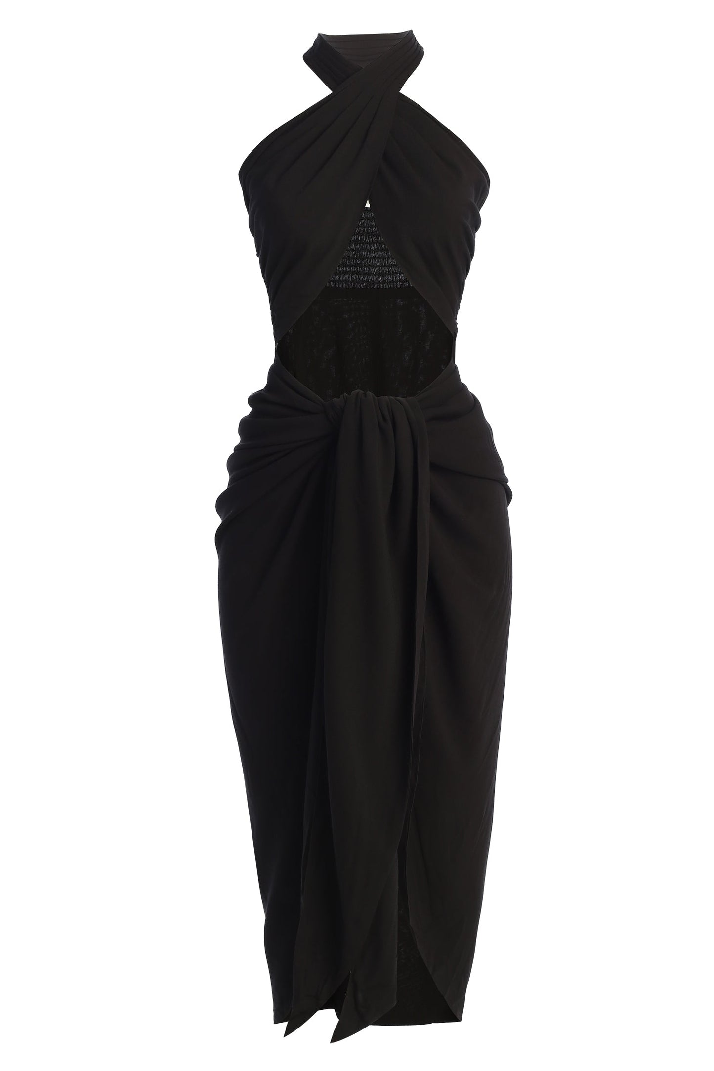 Black Sahara Dress JLUXLABEL