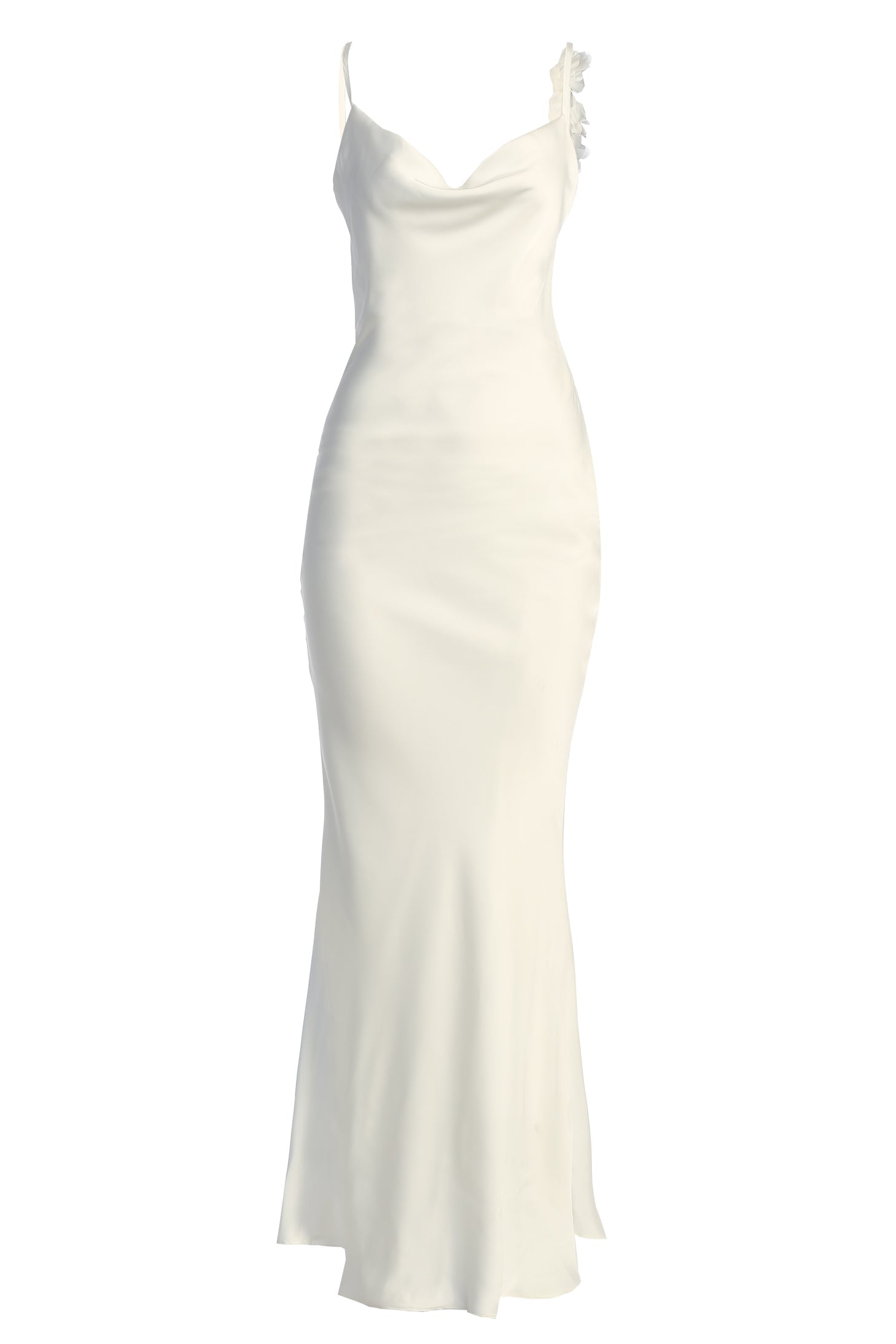 PRE-ORDER Ivory Down The Aisle Satin Gown NEWFASHIONEDGE