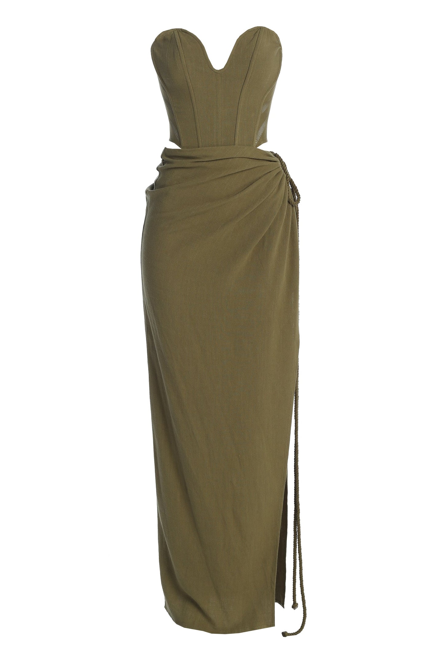 Olive Destination Linen Skirt Set JLUXLABEL