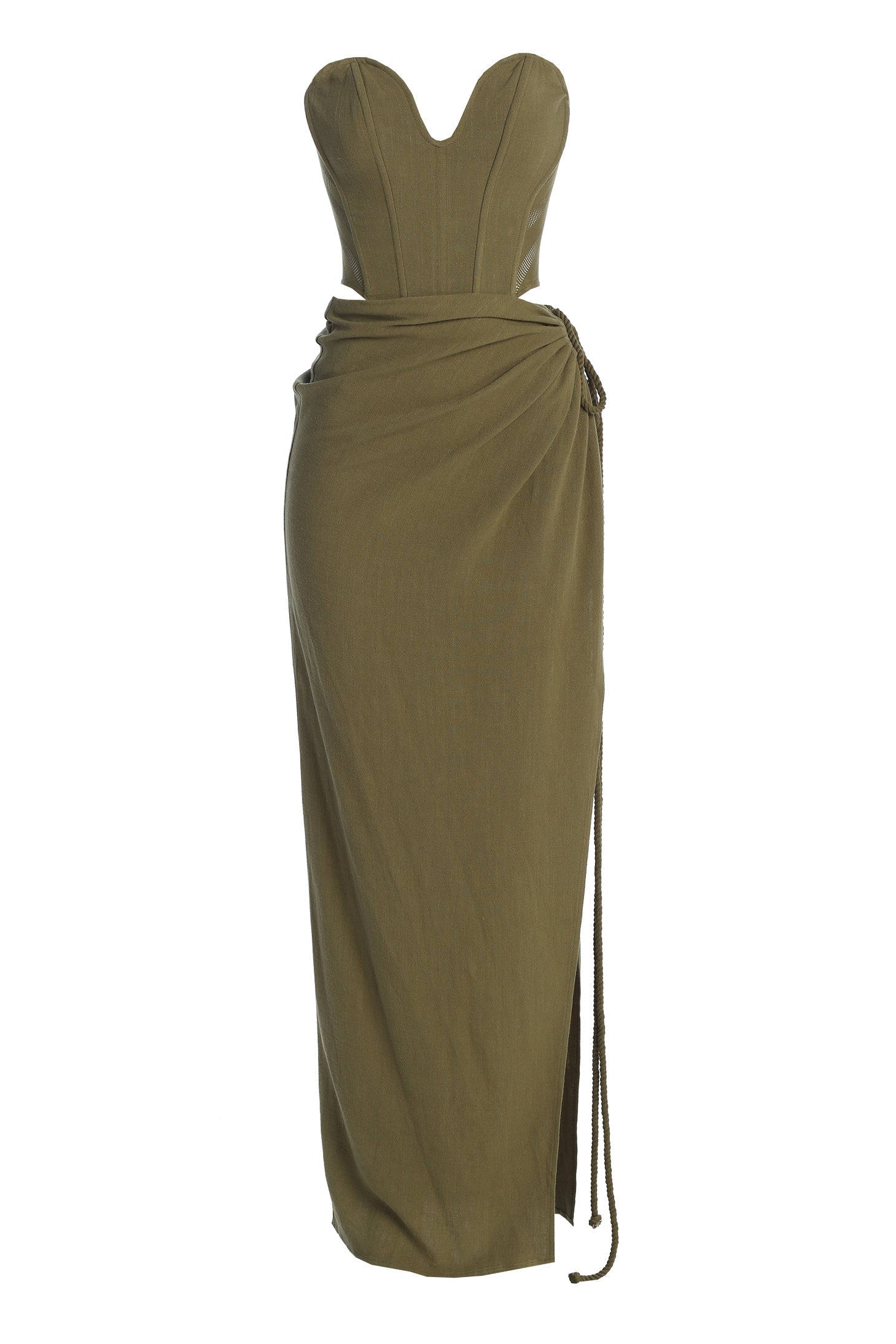 Olive Destination Linen Skirt Set JLUXLABEL