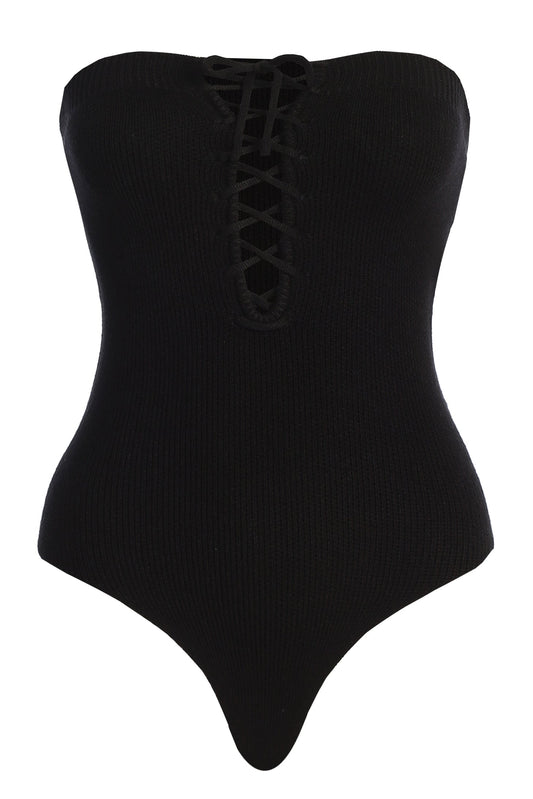 Black Seabound Bodysuit JLUXLABEL