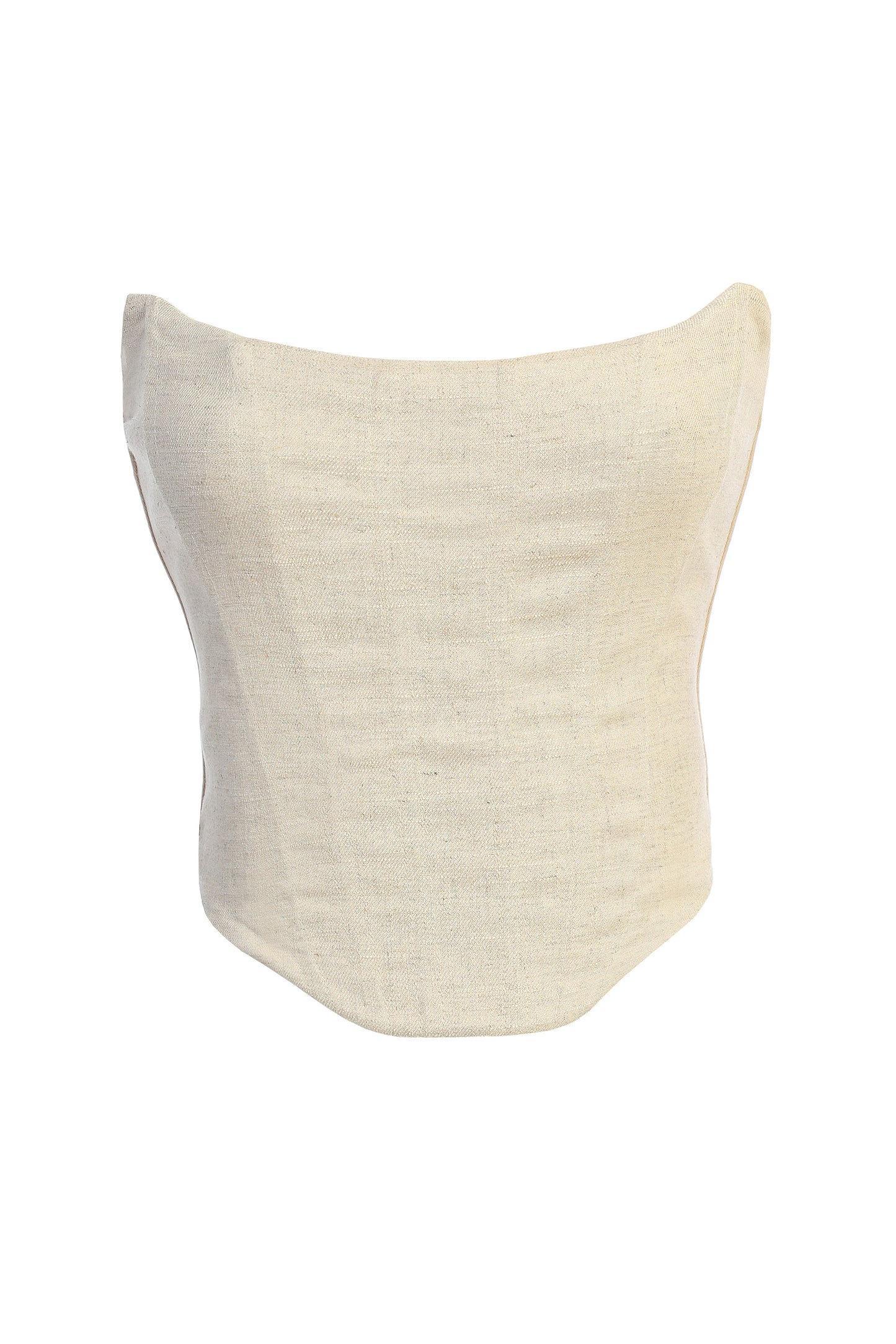 Natural Fenix Reversible Linen Corset JLUXLABEL