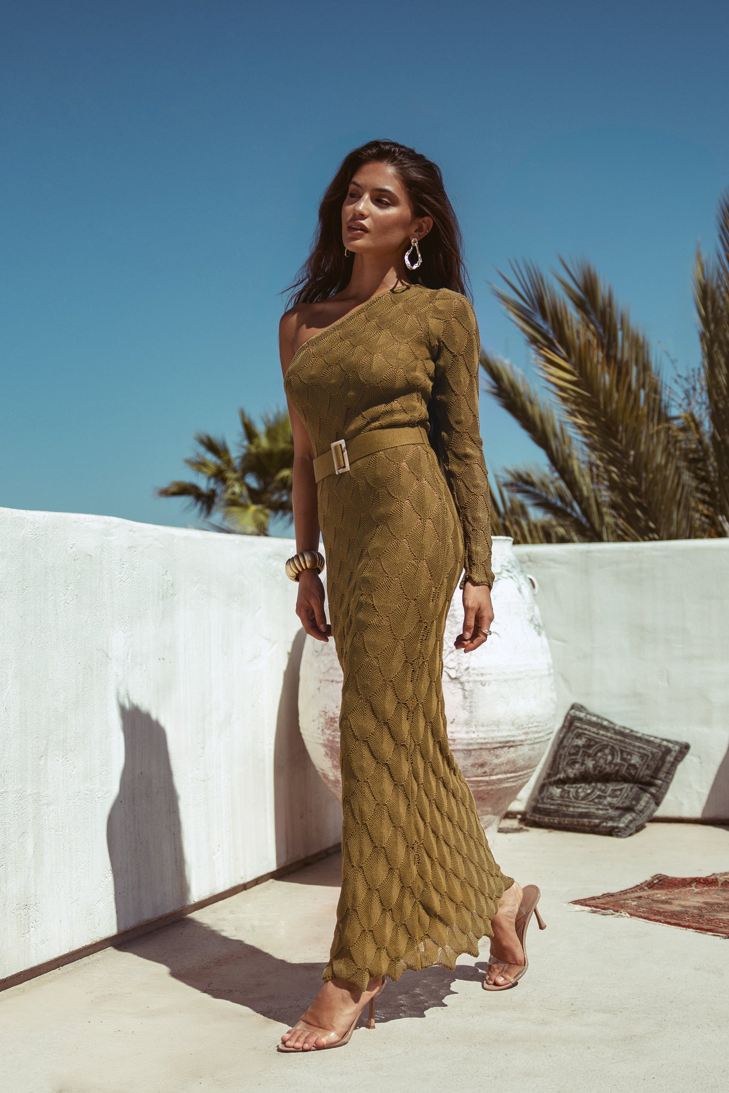 Olive La Costa One Shoulder Dress JLUXLABEL