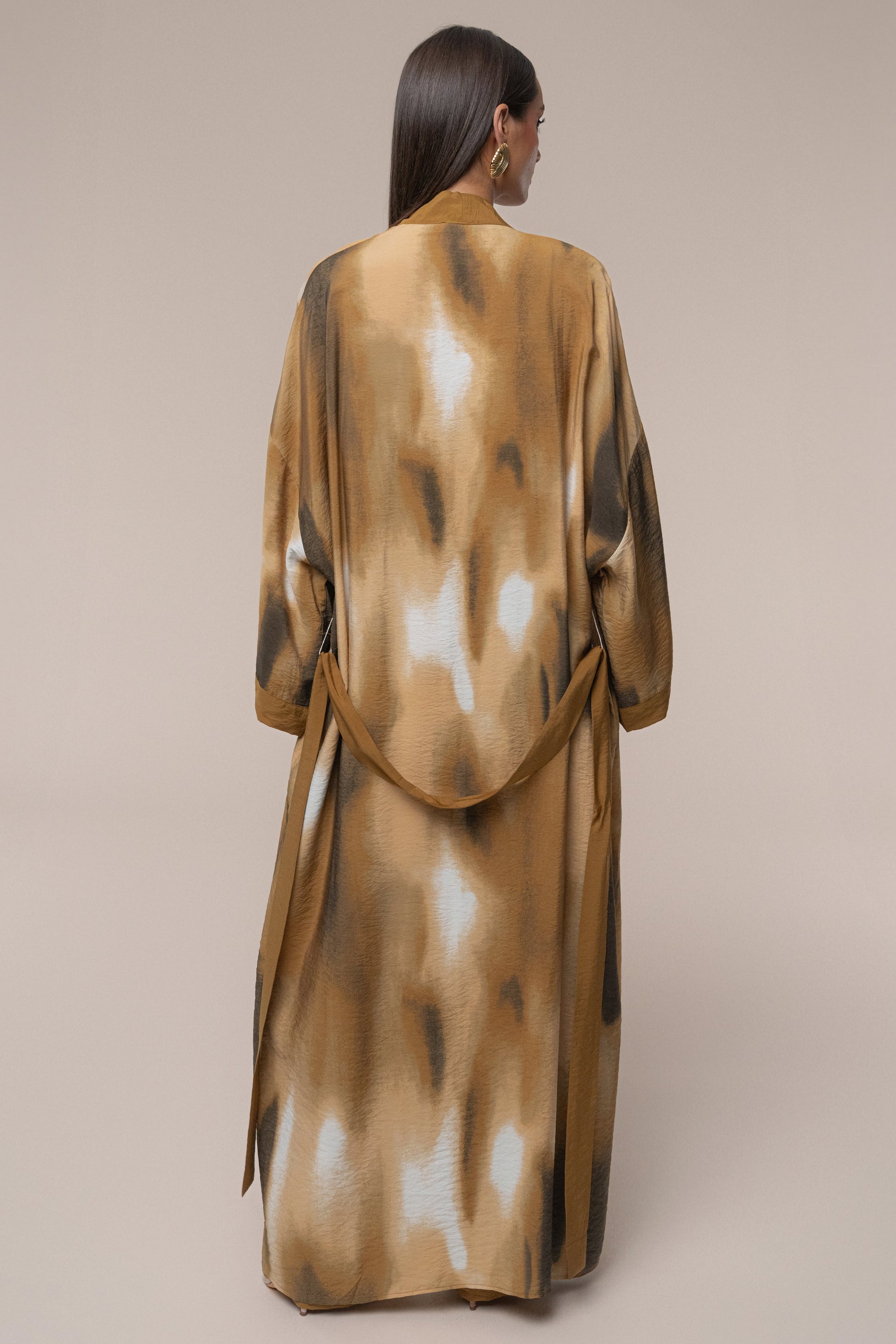 Brown Desert Oasis Duster JLUXLABEL