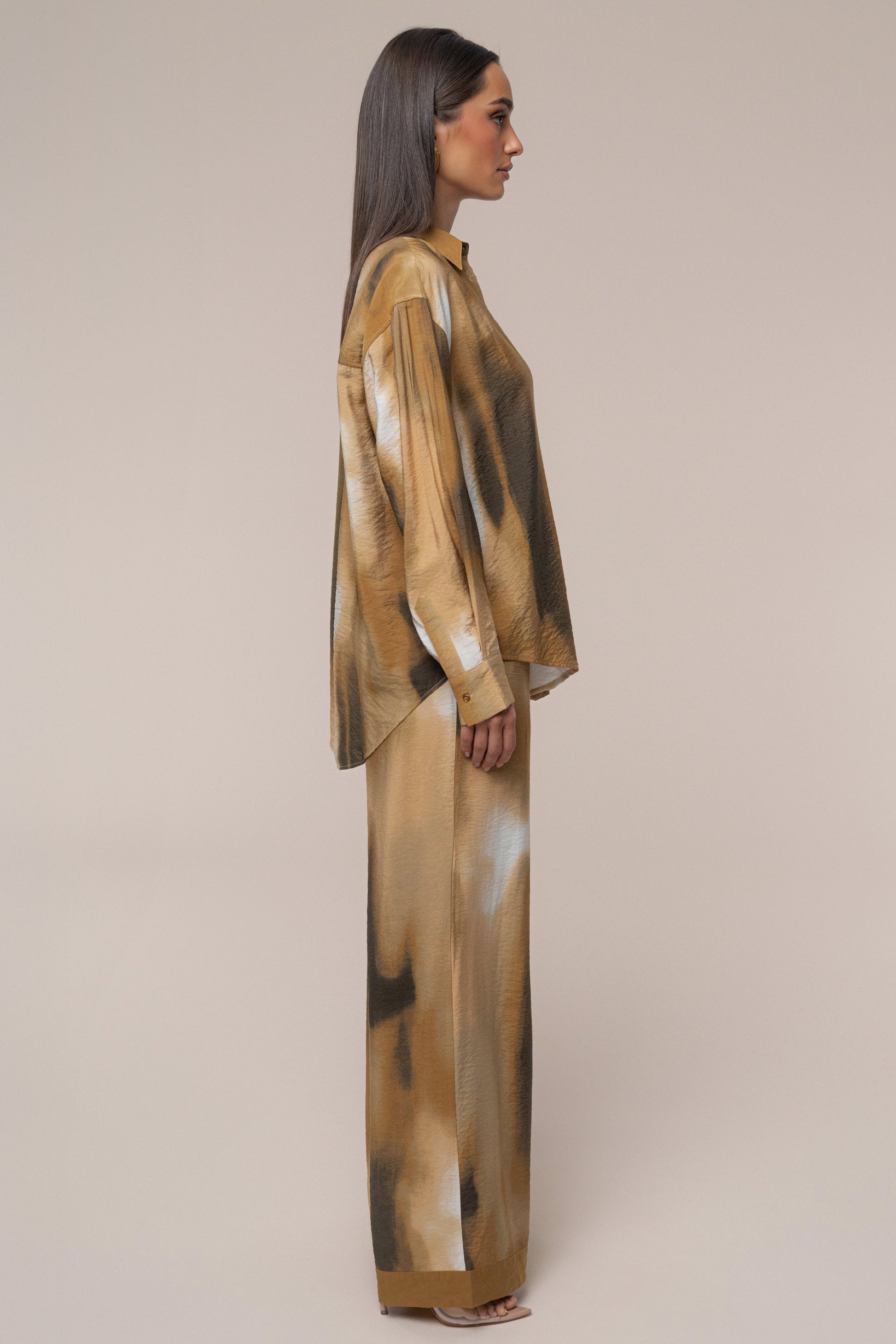 Brown Celestial Sands Pant JLUXLABEL