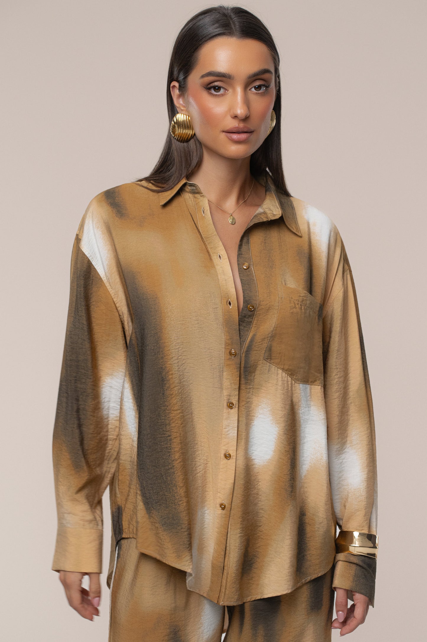 Brown Celestial Sands Blouse