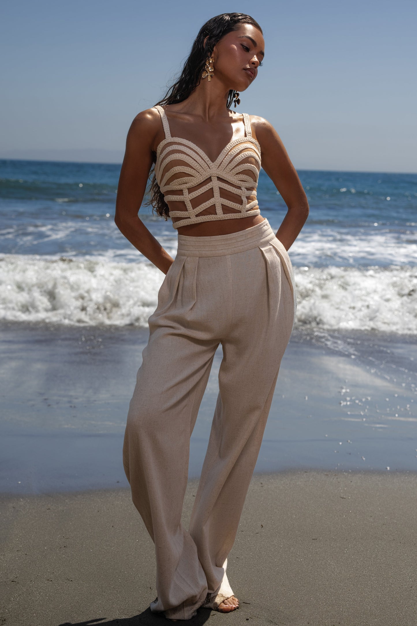 Ivory Serenity Bay Top JLUXLABEL