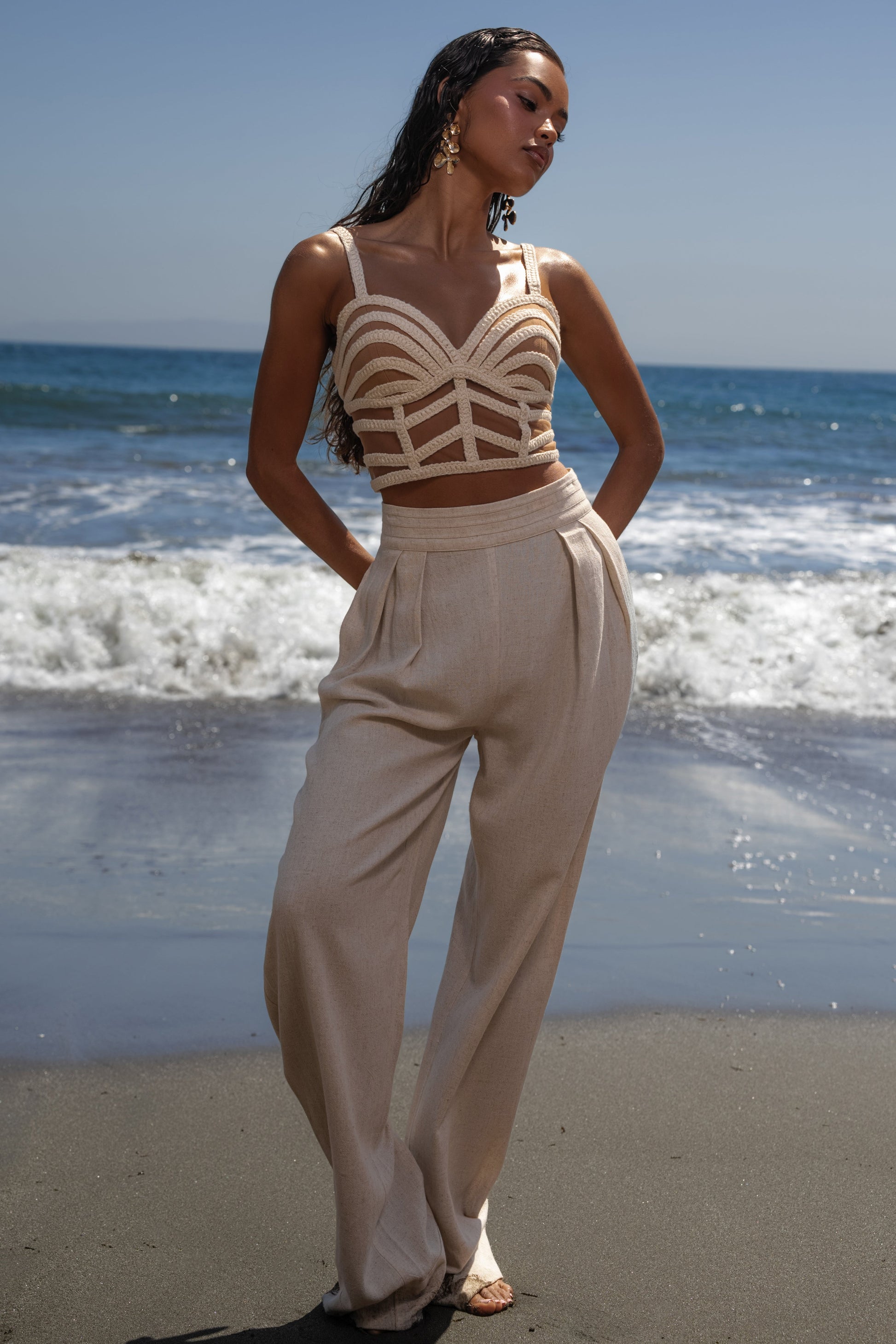 Ivory Serenity Bay Top JLUXLABEL