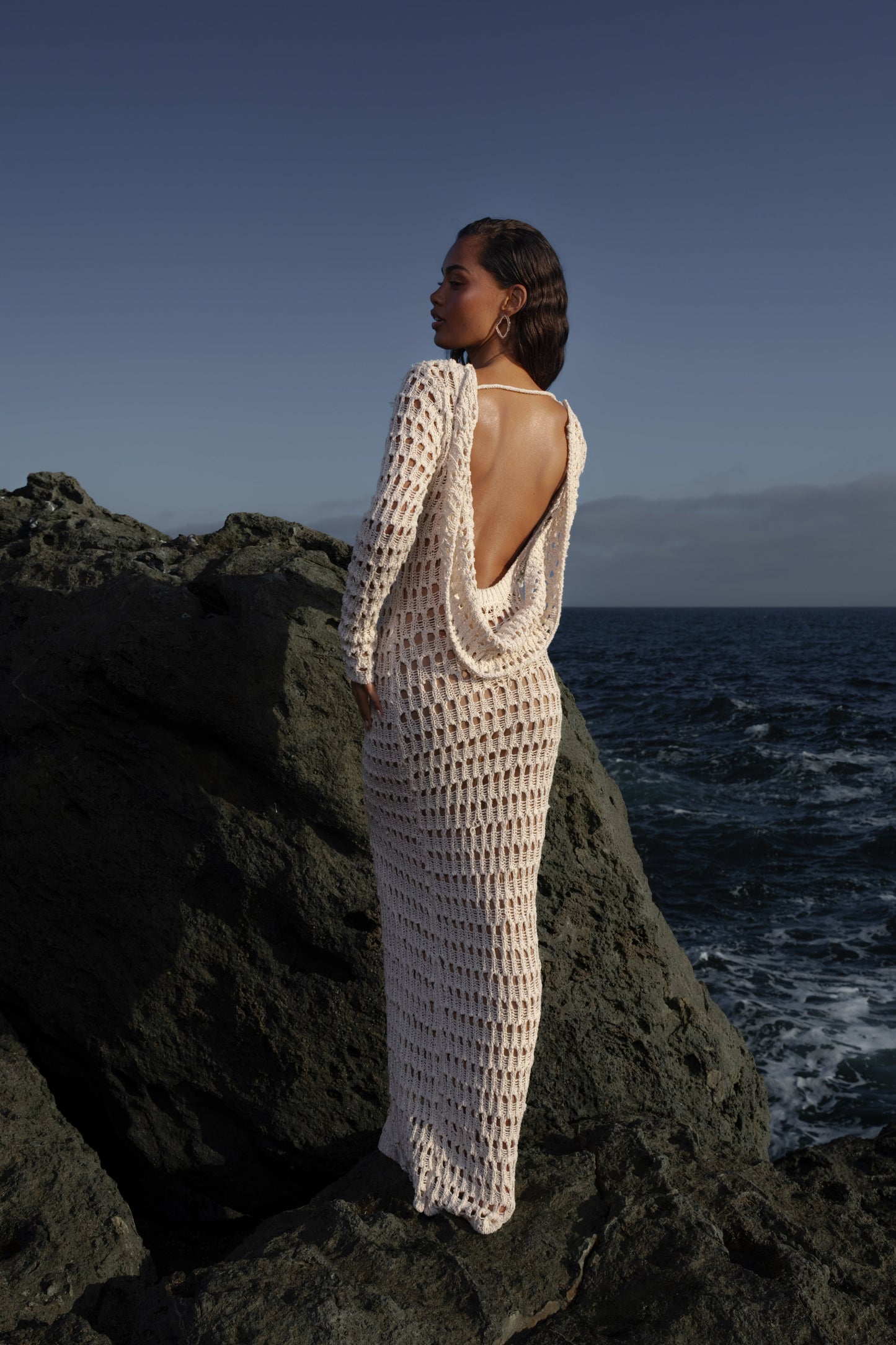 Milk Serene Wonders Crochet Dress JLUXLABEL