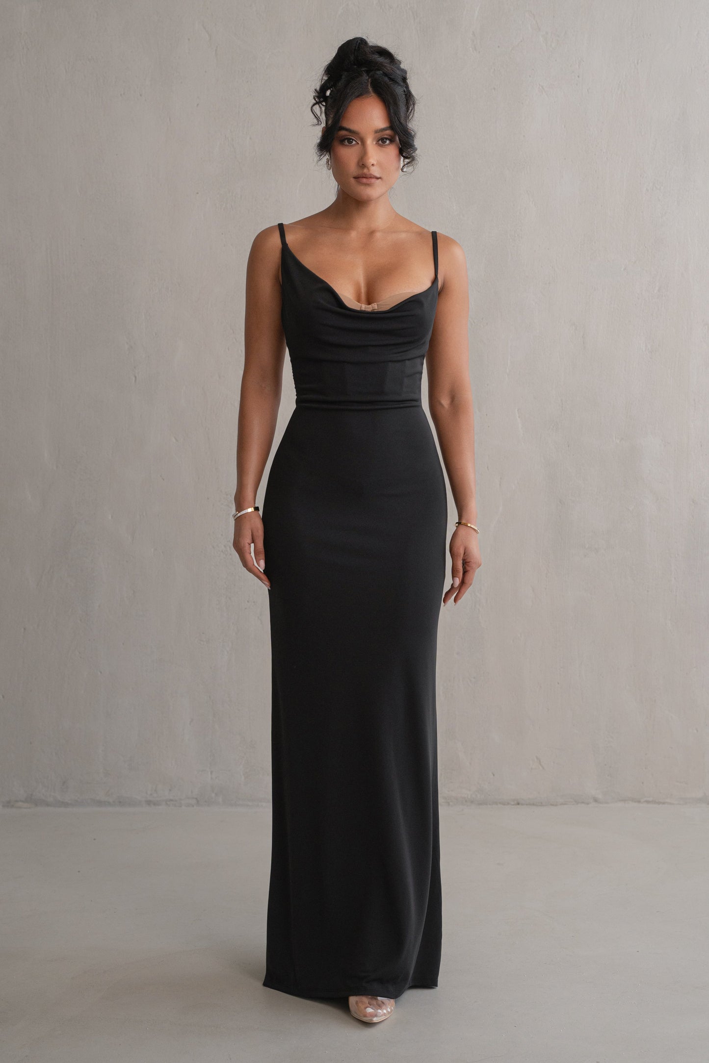 Black Until Forever Maxi Dress NEWFASHIONEDGE
