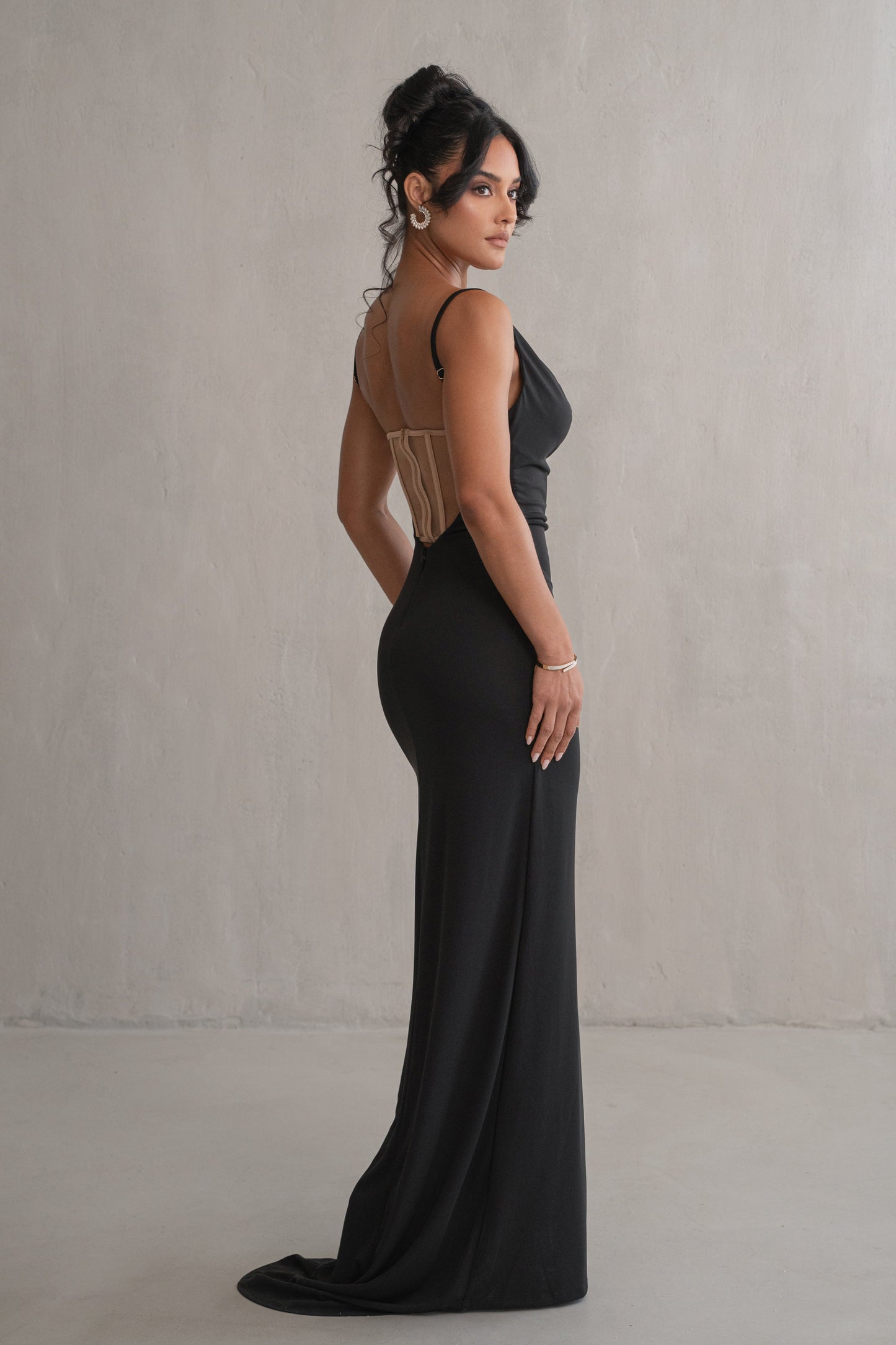 Black Until Forever Maxi Dress NEWFASHIONEDGE