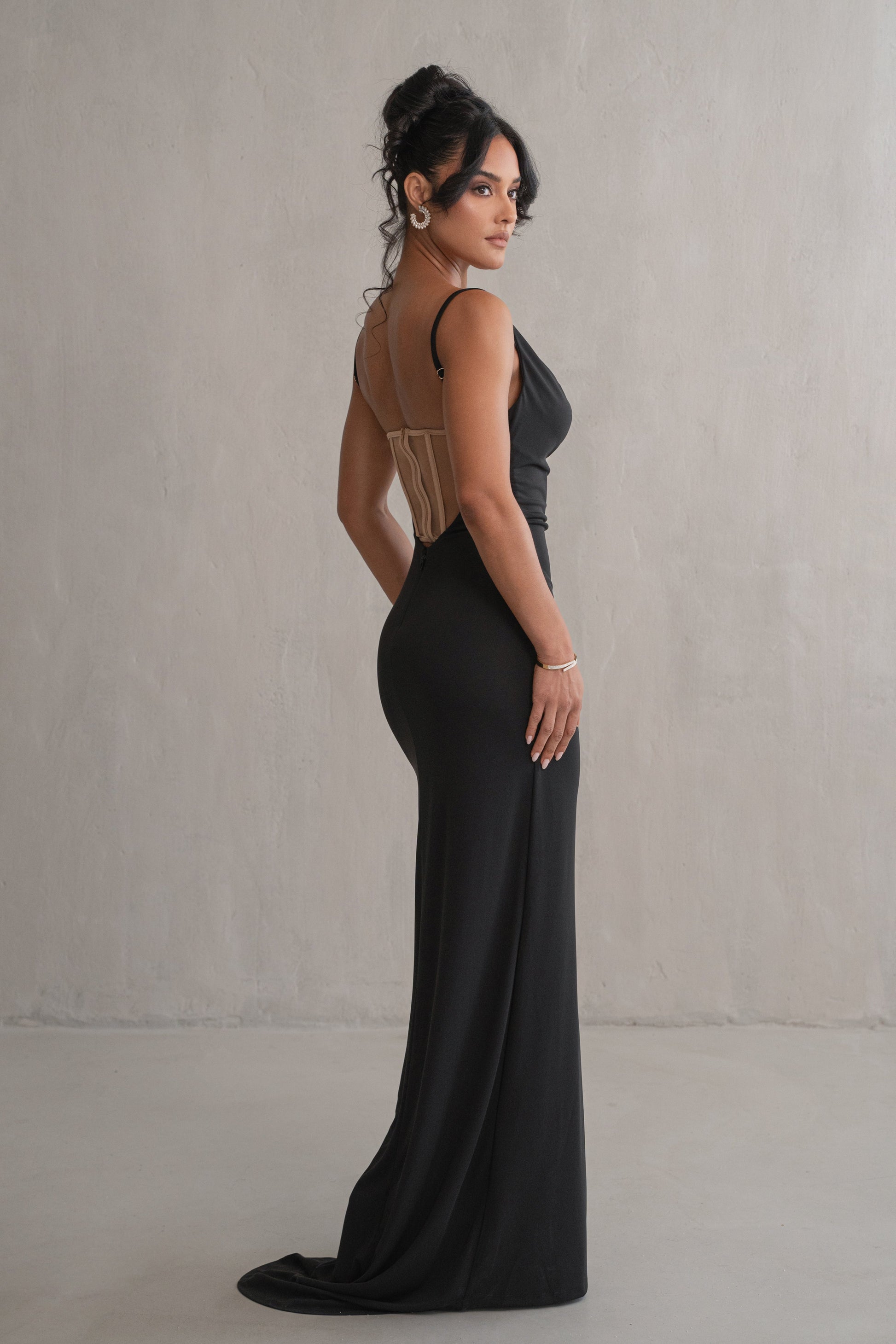 Black Until Forever Maxi Dress NEWFASHIONEDGE