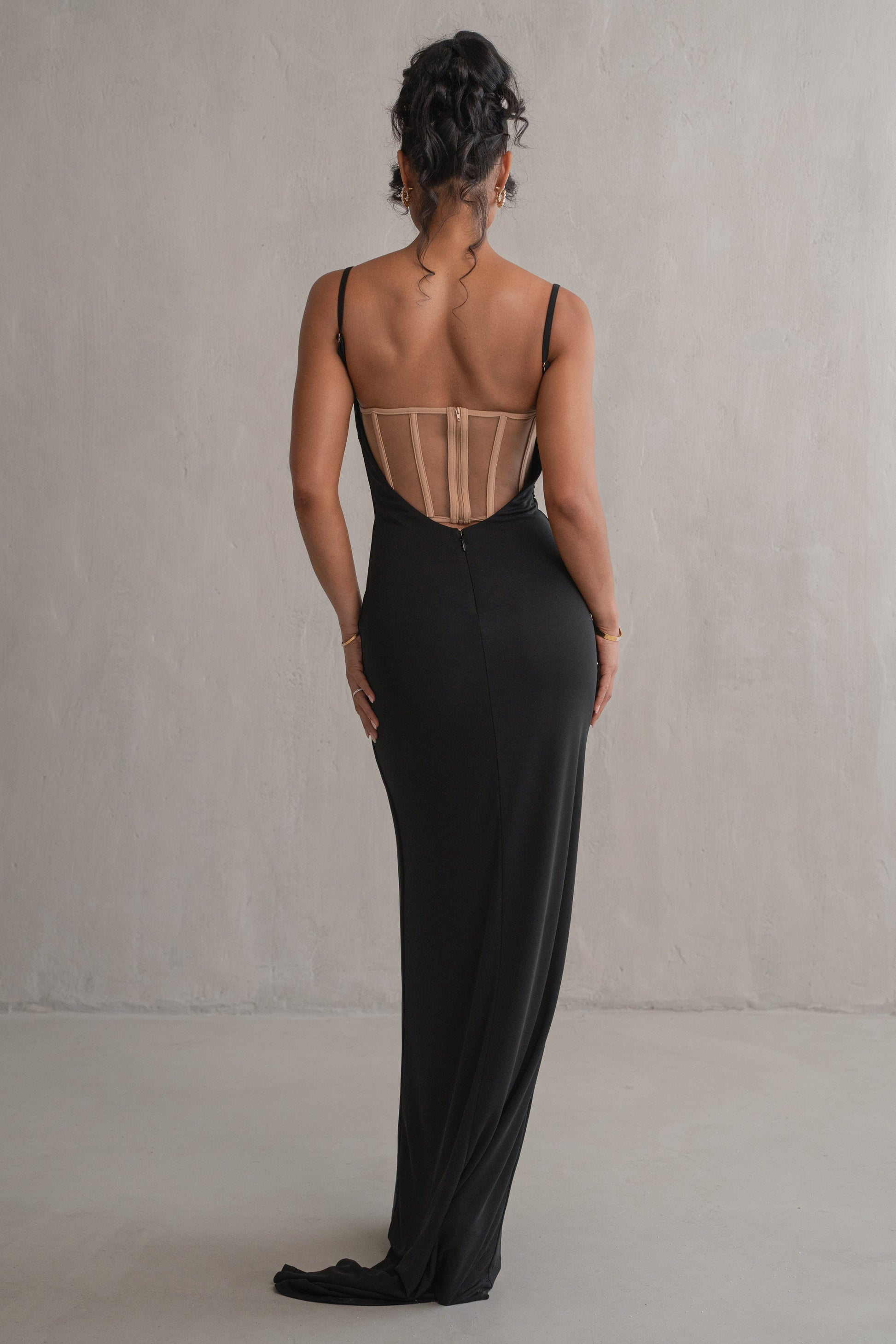 Black Until Forever Maxi Dress NEWFASHIONEDGE