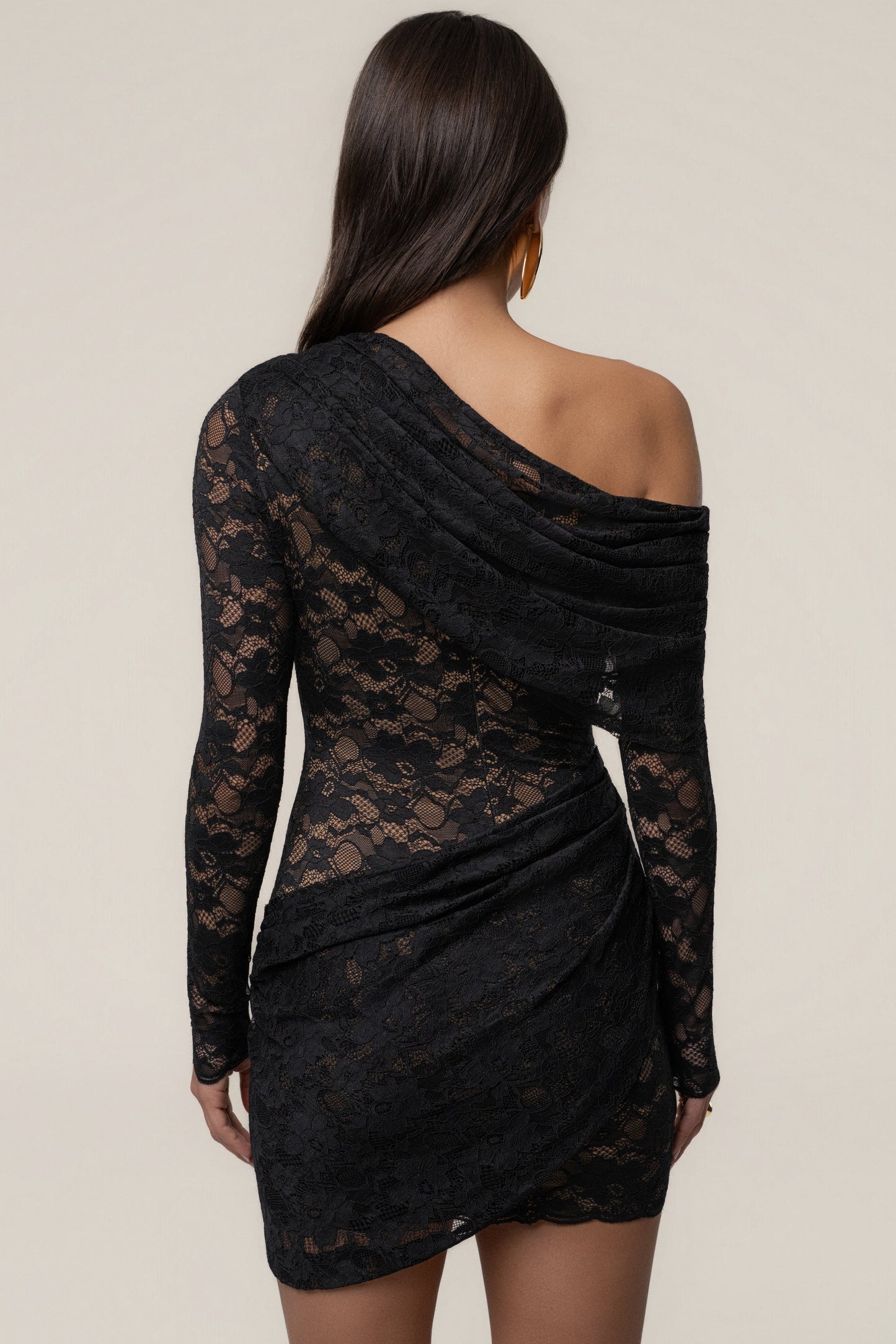 Black Midnight Romance Lace Dress JLUXLABEL