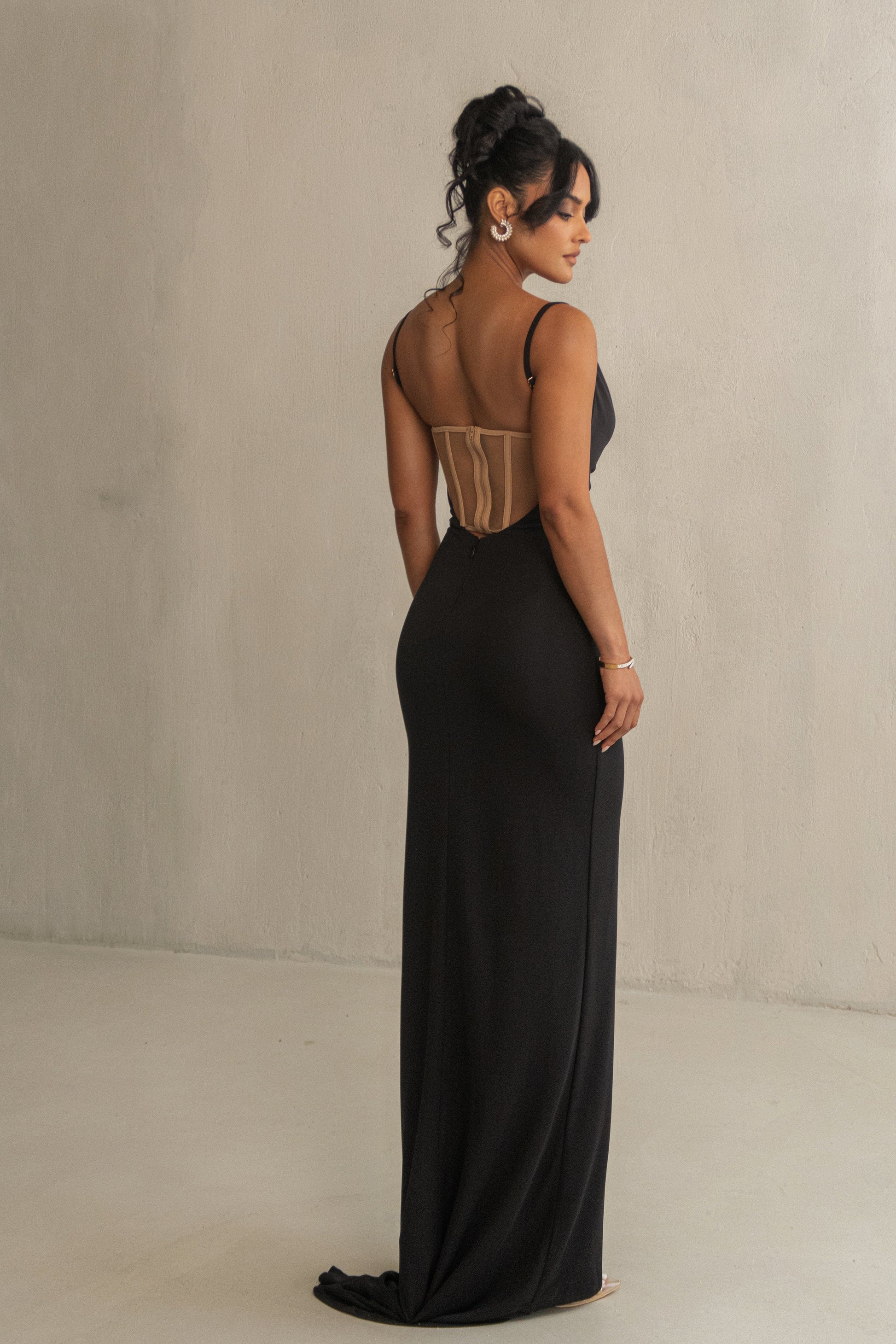 Black Until Forever Maxi Dress NEWFASHIONEDGE