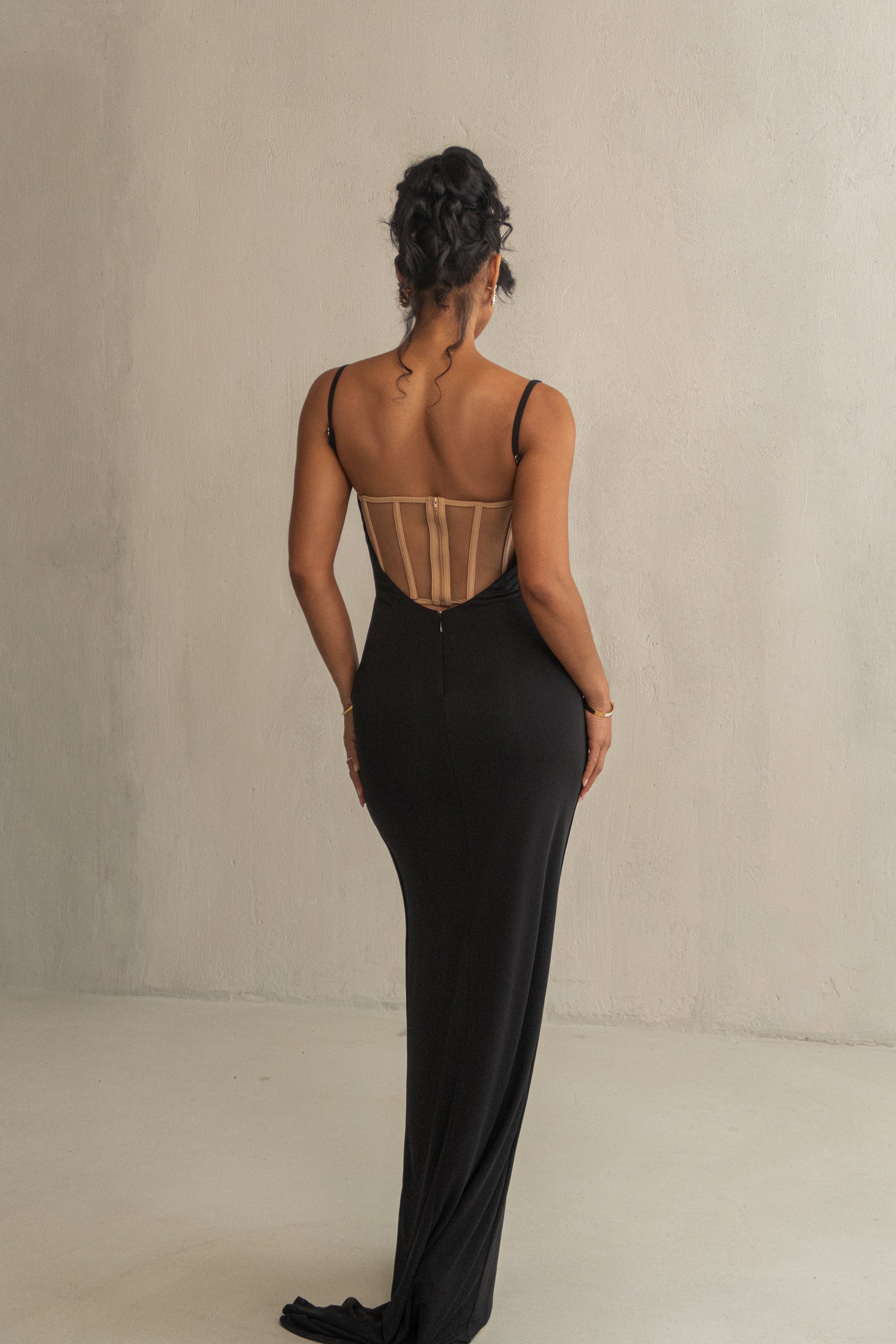 Black Until Forever Maxi Dress NEWFASHIONEDGE