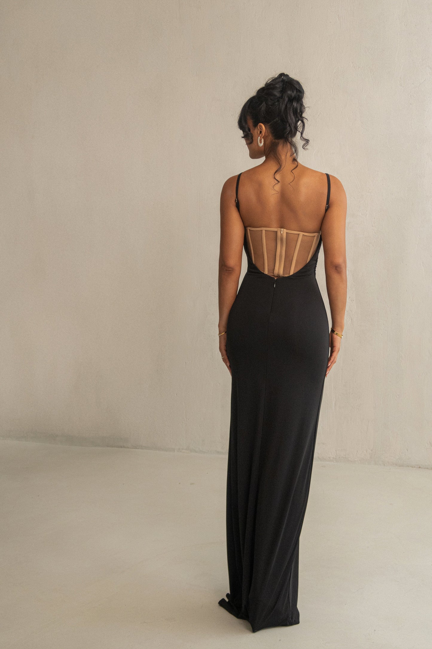 Black Until Forever Maxi Dress NEWFASHIONEDGE