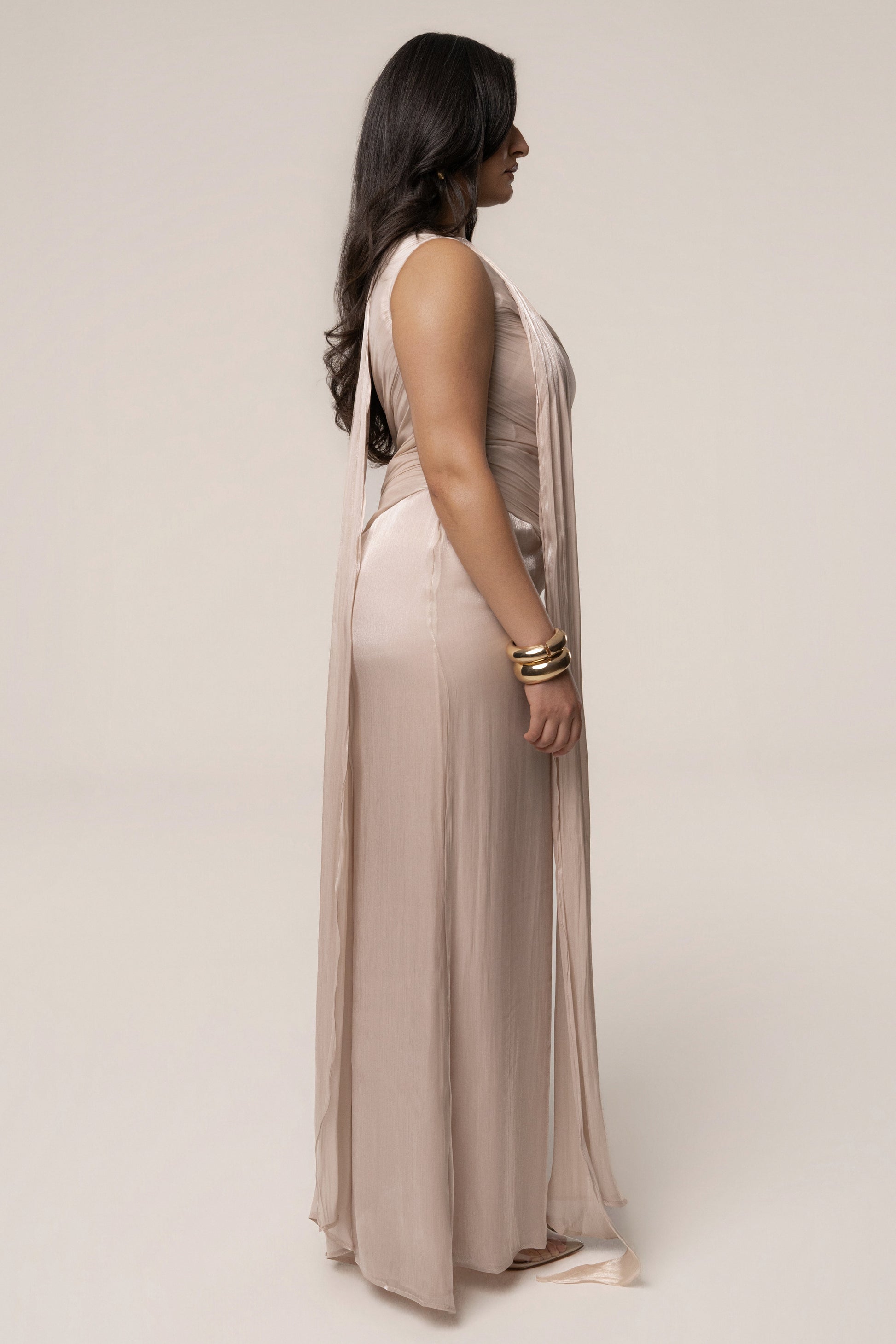 Champagne Eternal Muse Gown NEWFASHIONEDGE