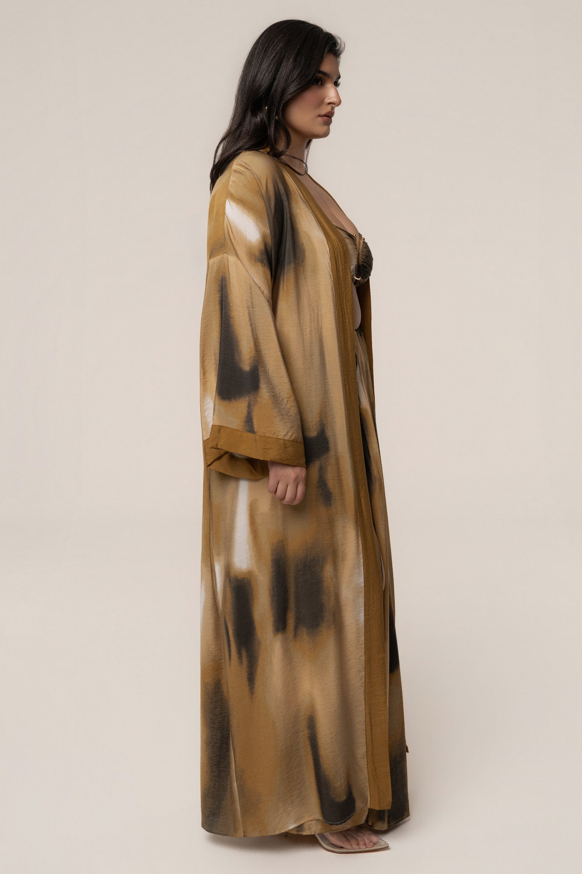 Brown Desert Oasis Duster JLUXLABEL