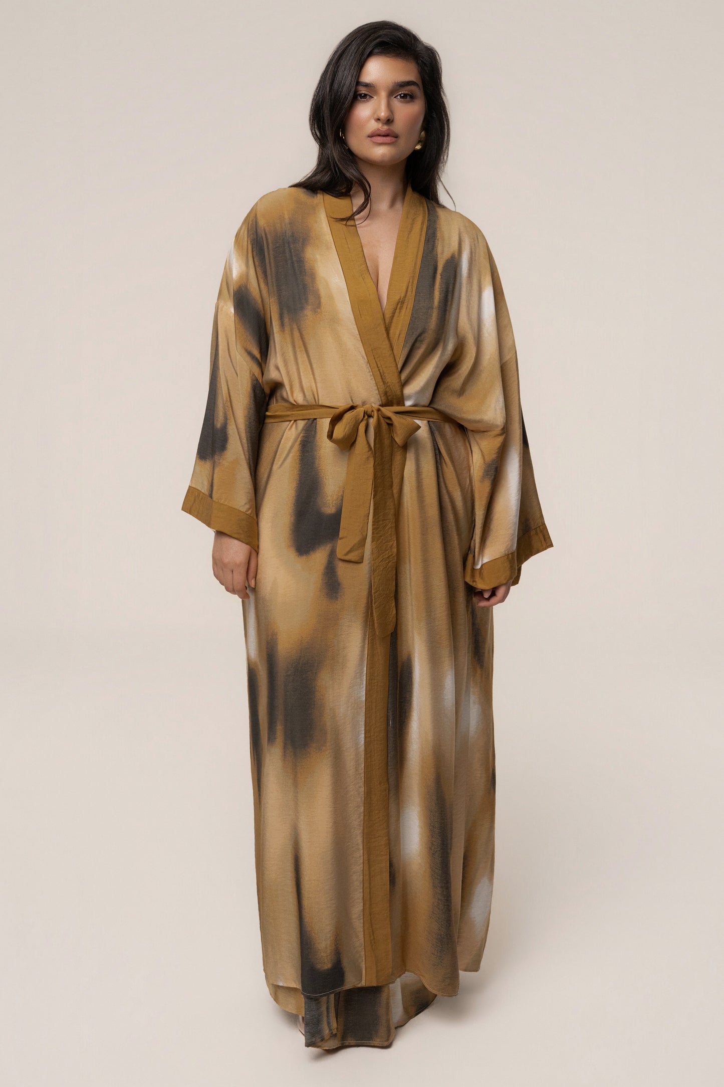 Brown Desert Oasis Duster JLUXLABEL